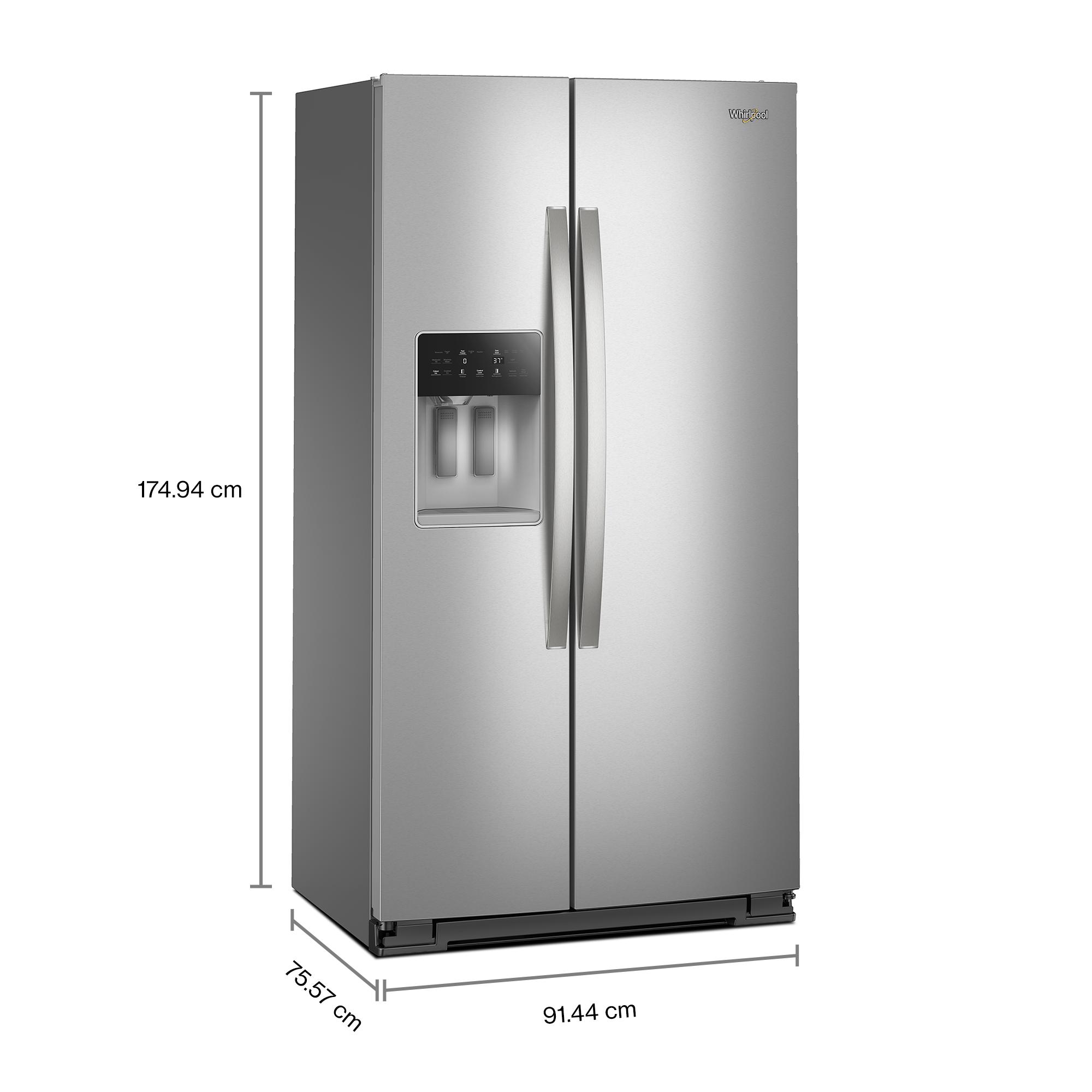 Whirlpool WRSC5536RZ Side-By-Side - View #4
