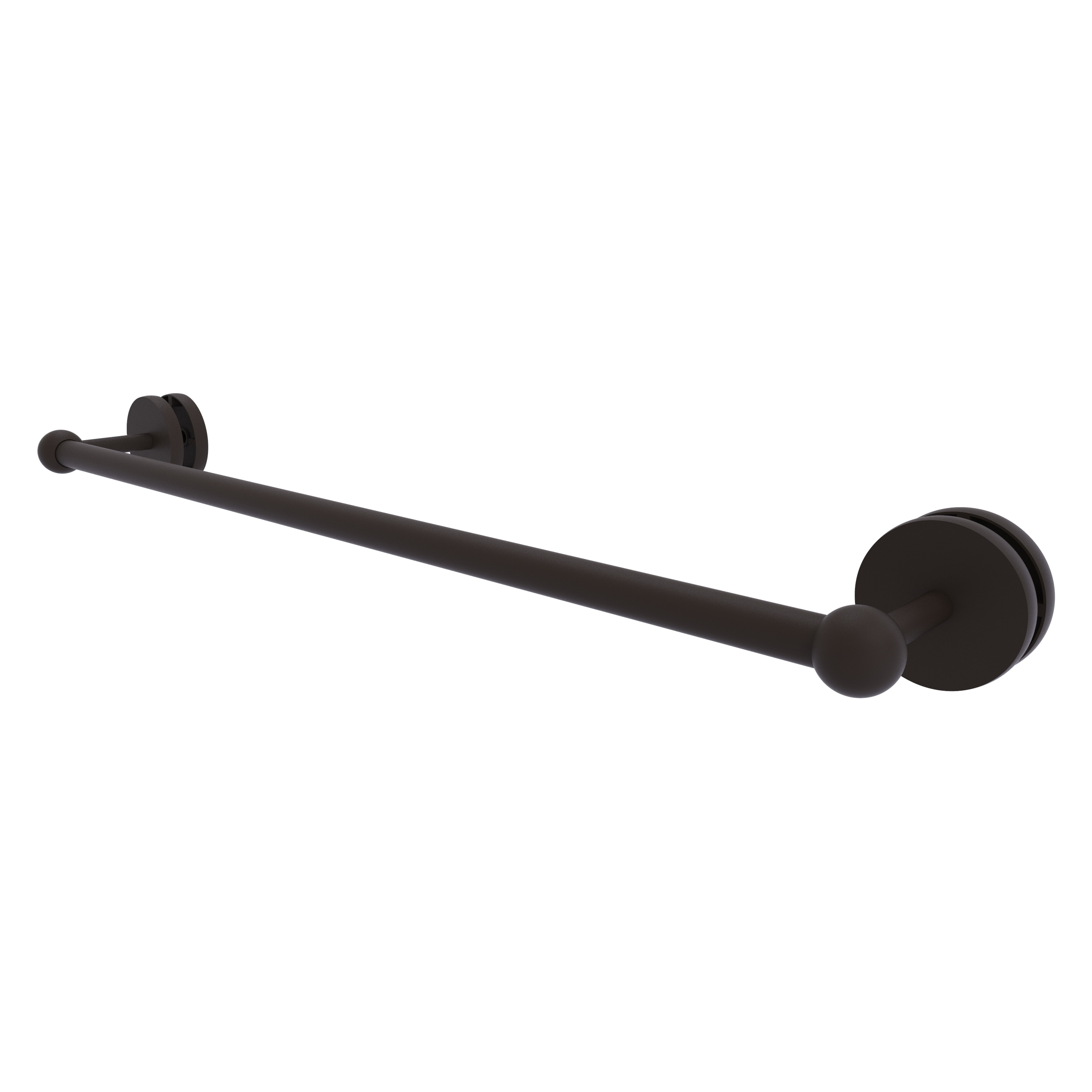 Allied Brass P1000-41-SM-24-ORB Prestige Skyline 24-in Oil-rubbed bronze Wall mount Single Towel Bar
