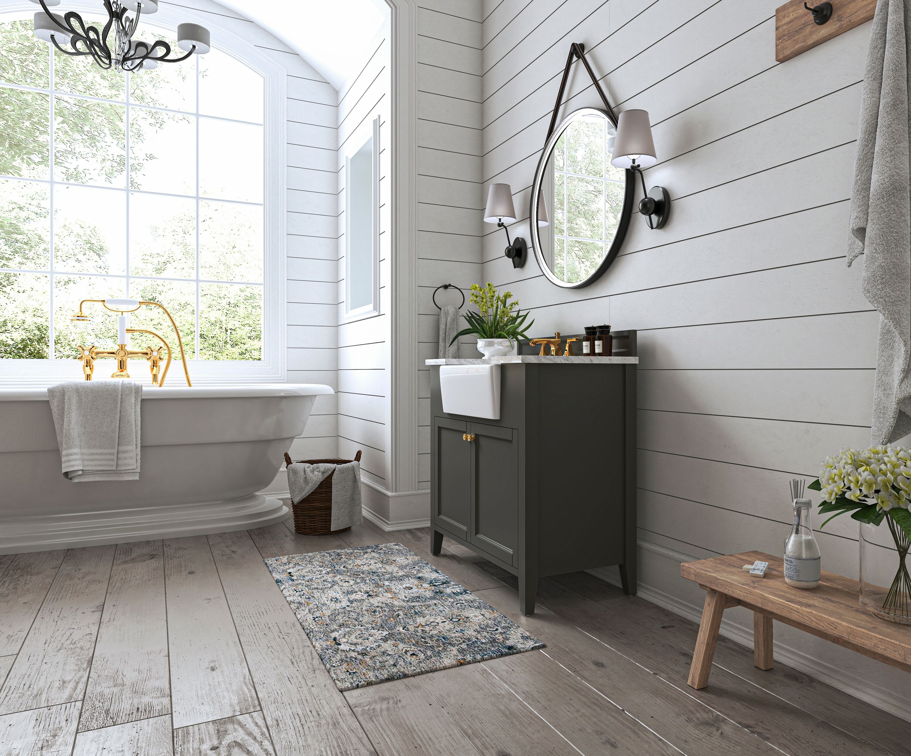 Ancerre Designs VTSADELINE36SGCWGD Bath-Vanity-Combo - View #10