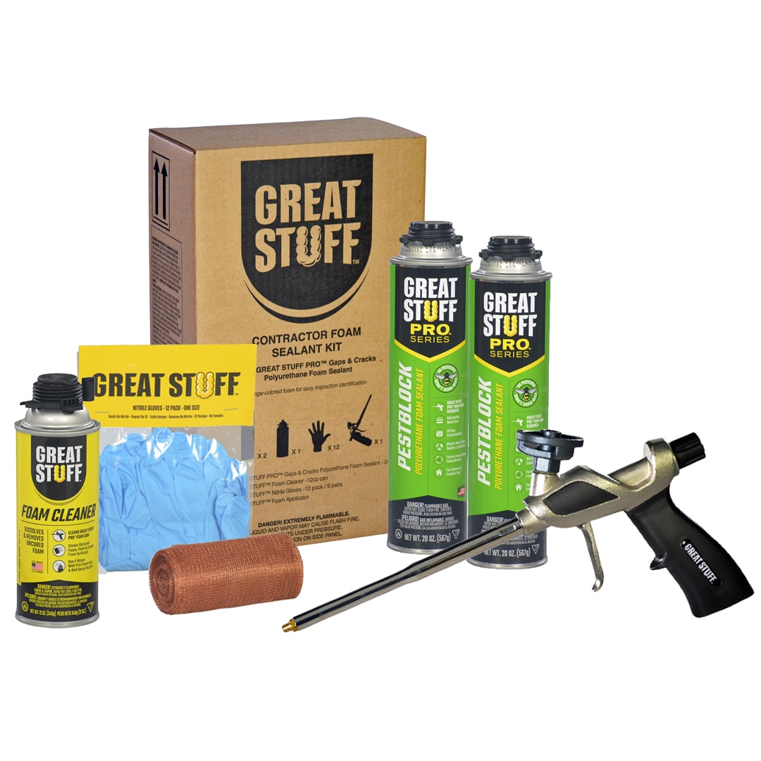 Great Stuff Pestblock 12-oz Grey Insulating Spray Foam - Interior and  Exterior - Water Resistant Seal 99112843