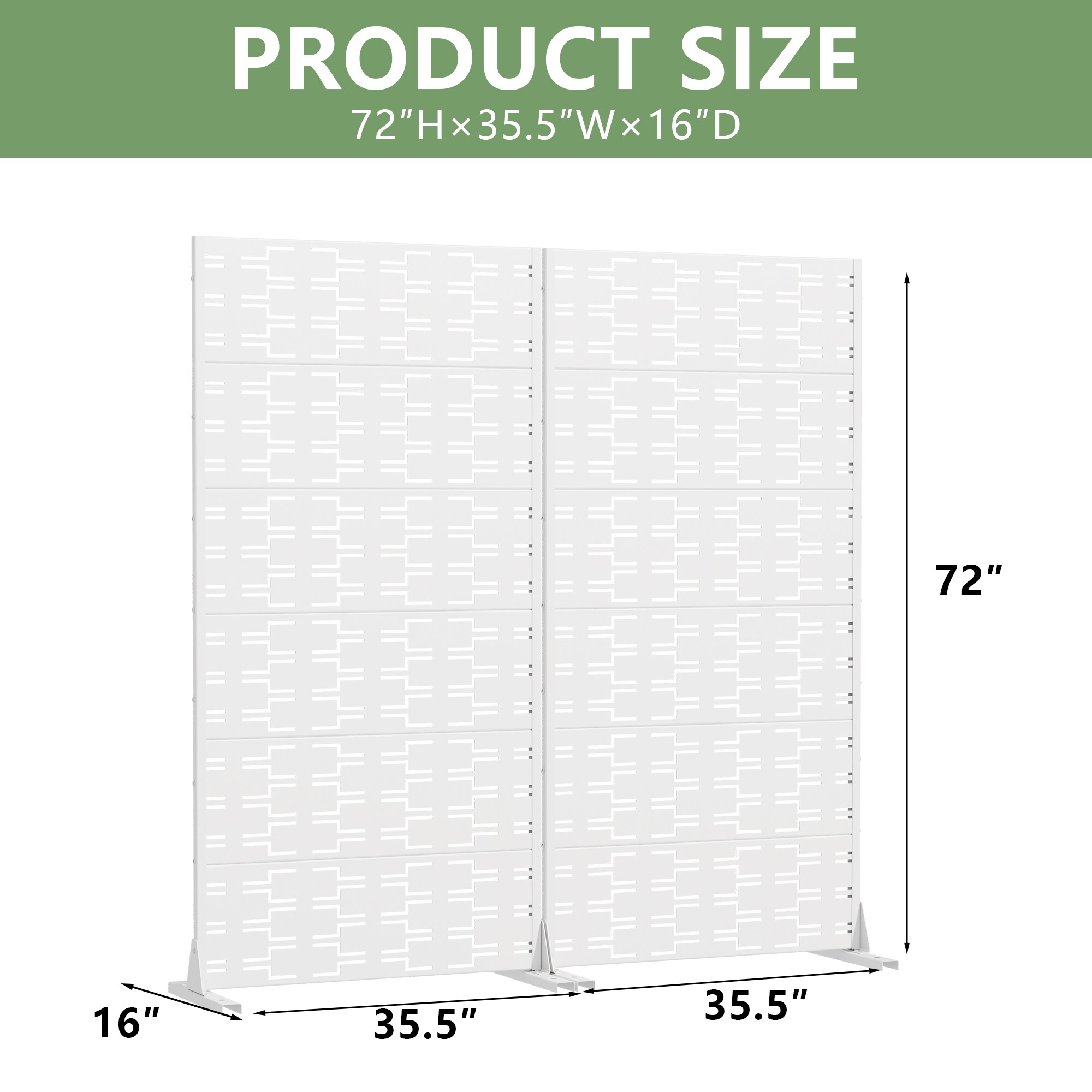 Misty Moon LW0406-SYJPF-C35 Outdoor-Privacy-Screen - View #5