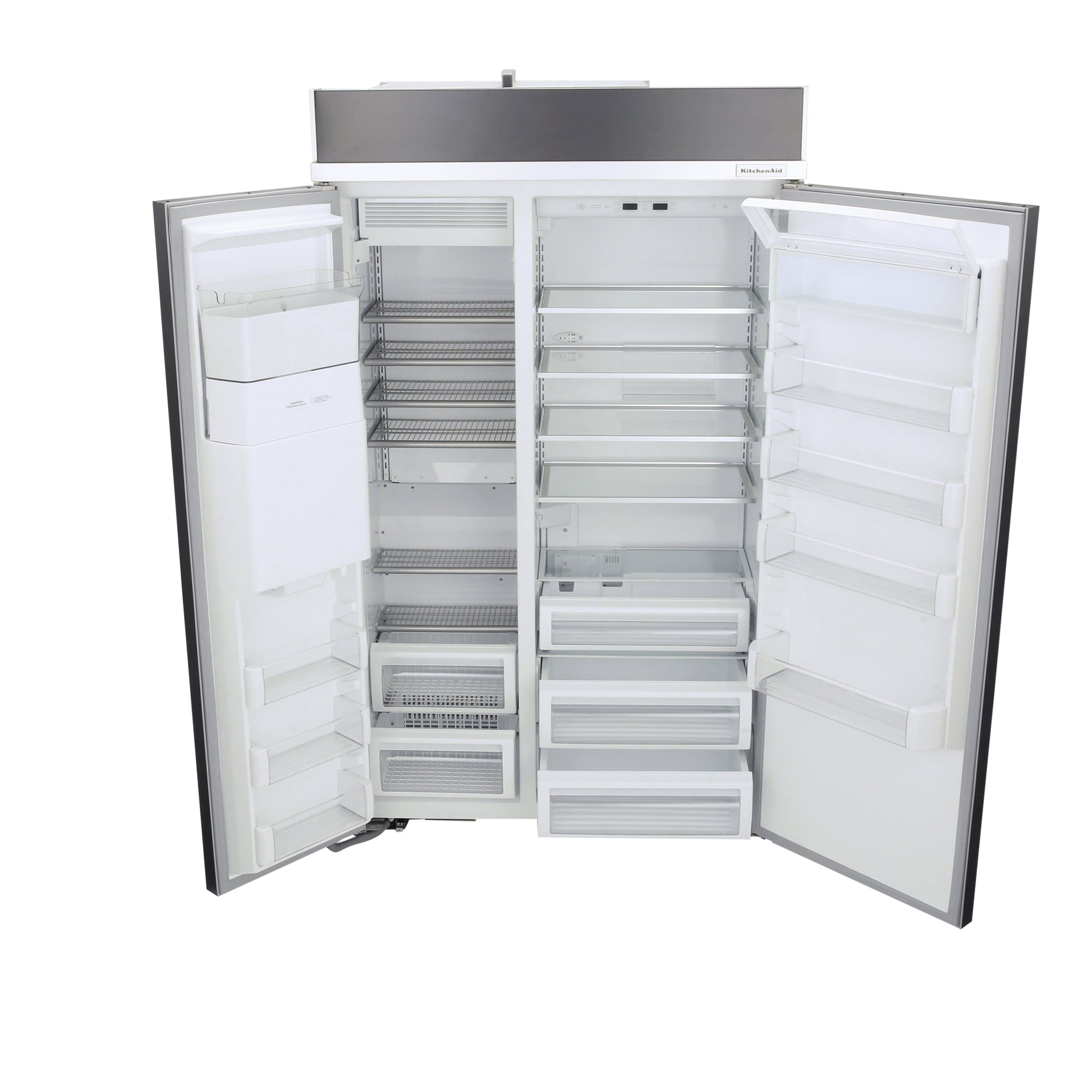 Kitchenaid KBSD608ESS Side By Side Built In Refrigerator