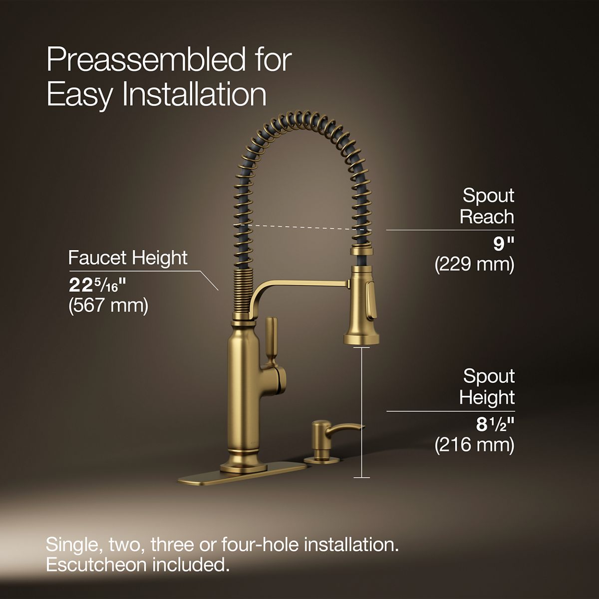 KOHLER K-R28702-SD-2MB Kitchen-Faucets - View #3