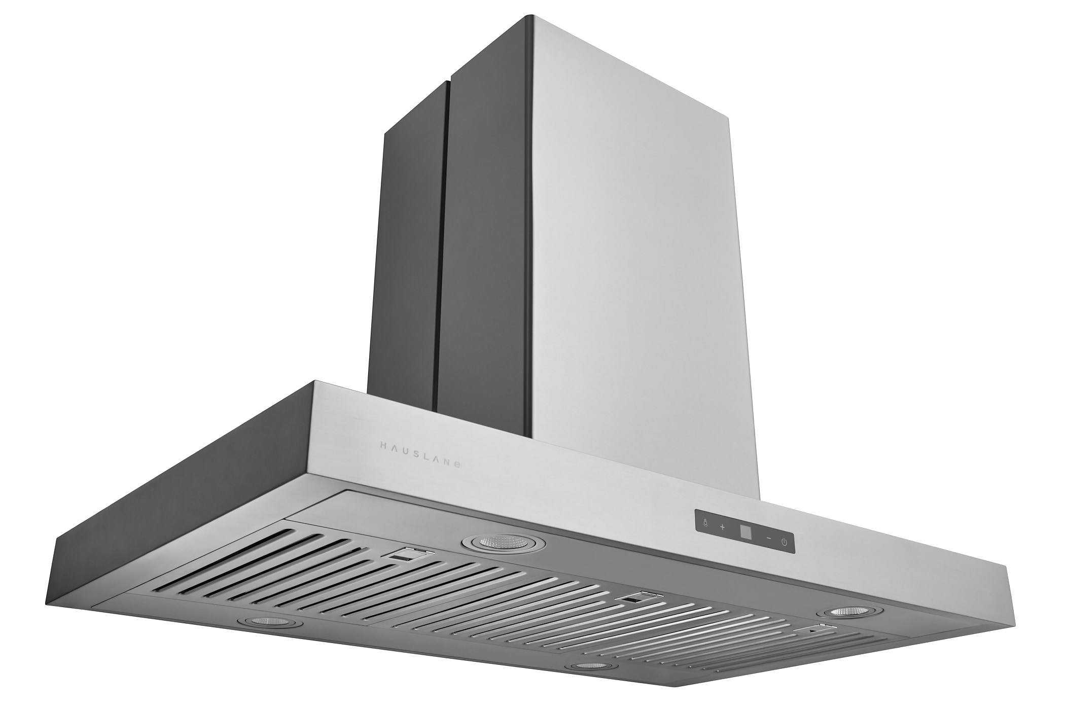  Hauslane, Chef Series Range Hood R100 30 Built-In/Recessed  Stove Hood, Compact Stainless Steel, 3 Speed Kitchen Exhaust Fan with  Light, Dishwasher-Safe Baffle Filter