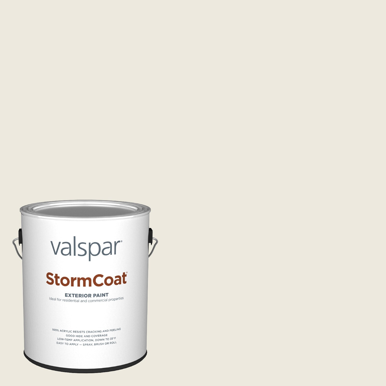 Valspar 7003-8-147491 Storm Coat Semi-gloss Snow Cap 7003-8 Latex Exterior ( 1-gallon )