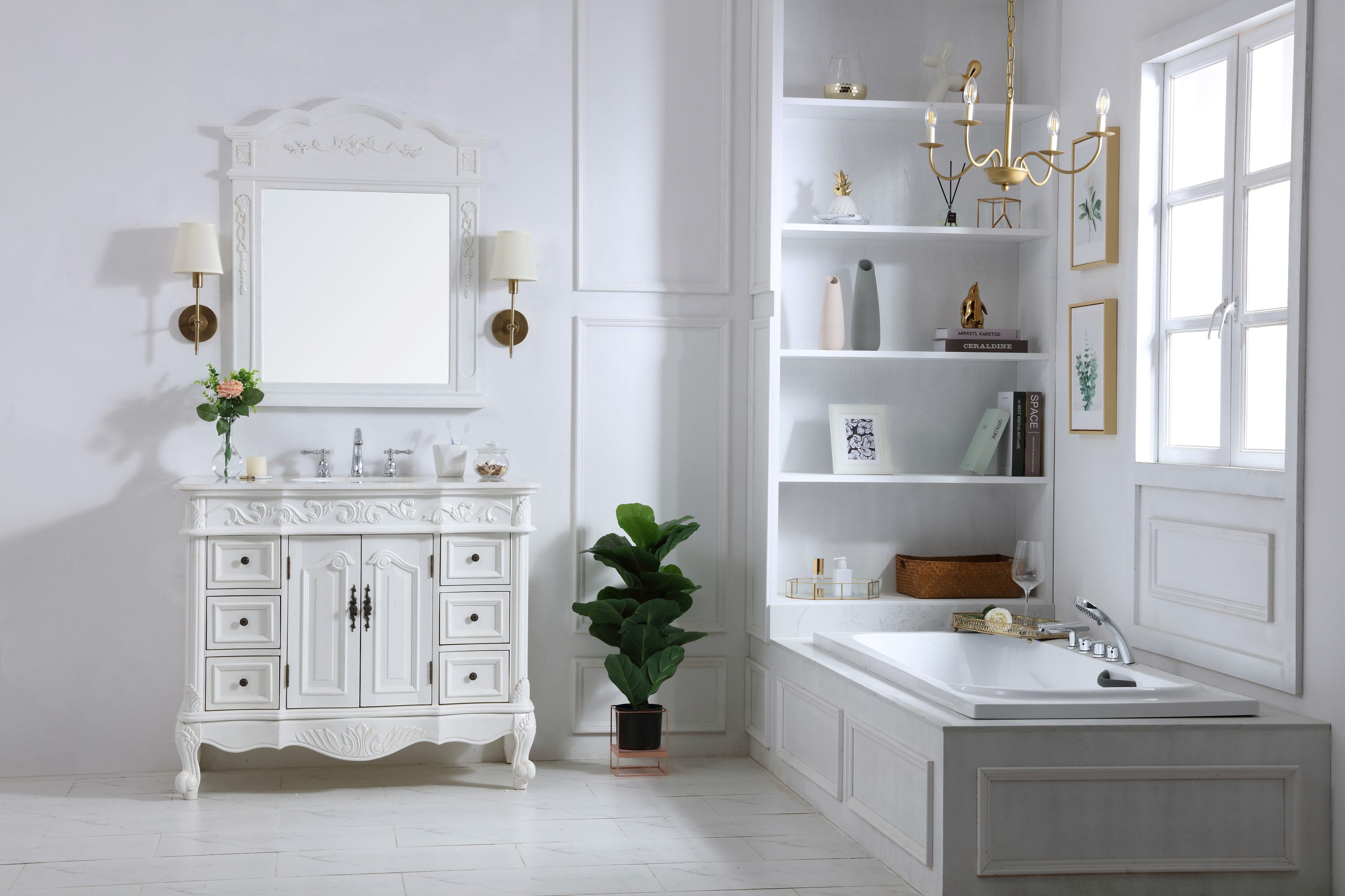 Elegant Decor FI116442AW Bath-Vanity-Combo - View #8