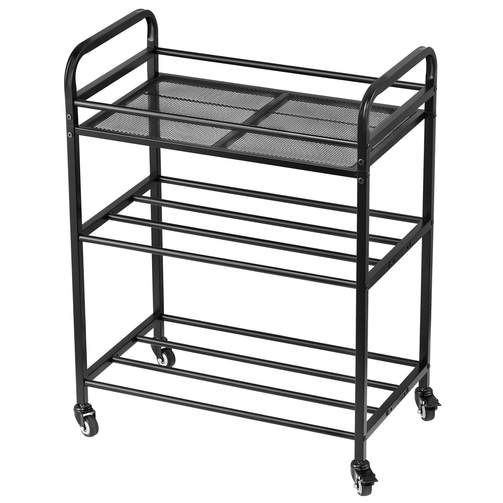 SPACELEAD 3-Tier Carbon Steel 3D Printer Filament Spool Storage Rack Holds Multiple Spools Assembled Dimensions 26.77 x 15.75 x 34.65 in