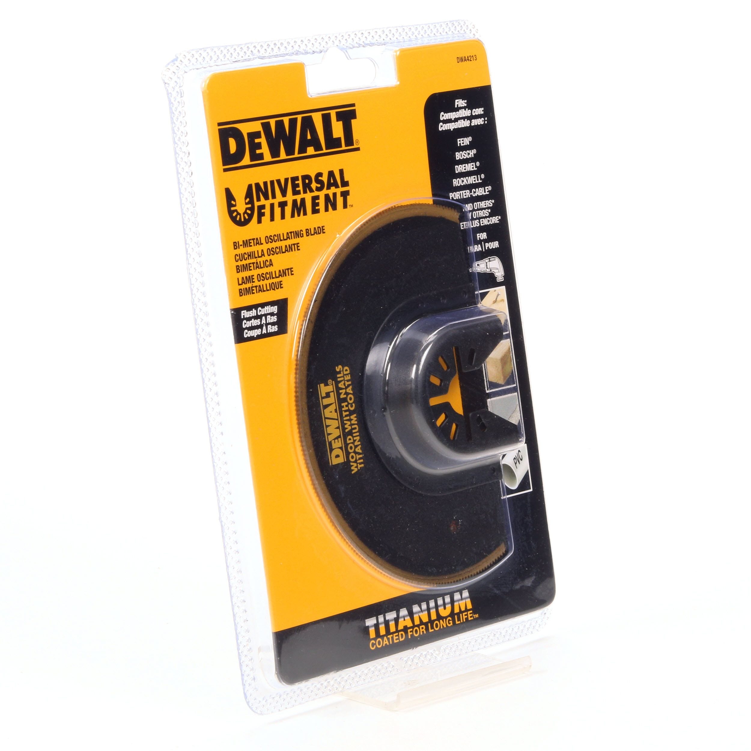 mastermind valse Forge DEWALT Titanium Nitride Coated Hss Oscillating Tool Blade in the  Oscillating Tool Accessories department at Lowes.com