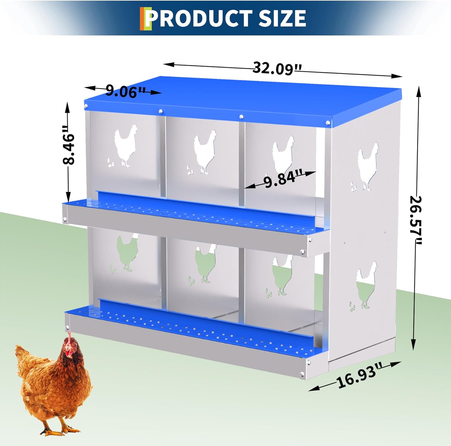 Qeetex WLS-PPG-33LQH3UA Chicken-Coops-Rabbit-Hutches - View #3