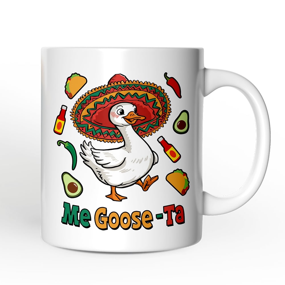 OrnamentallyYou NPCM420 Me Goose-Ta Mug Mexican Sombrero Goose Gift