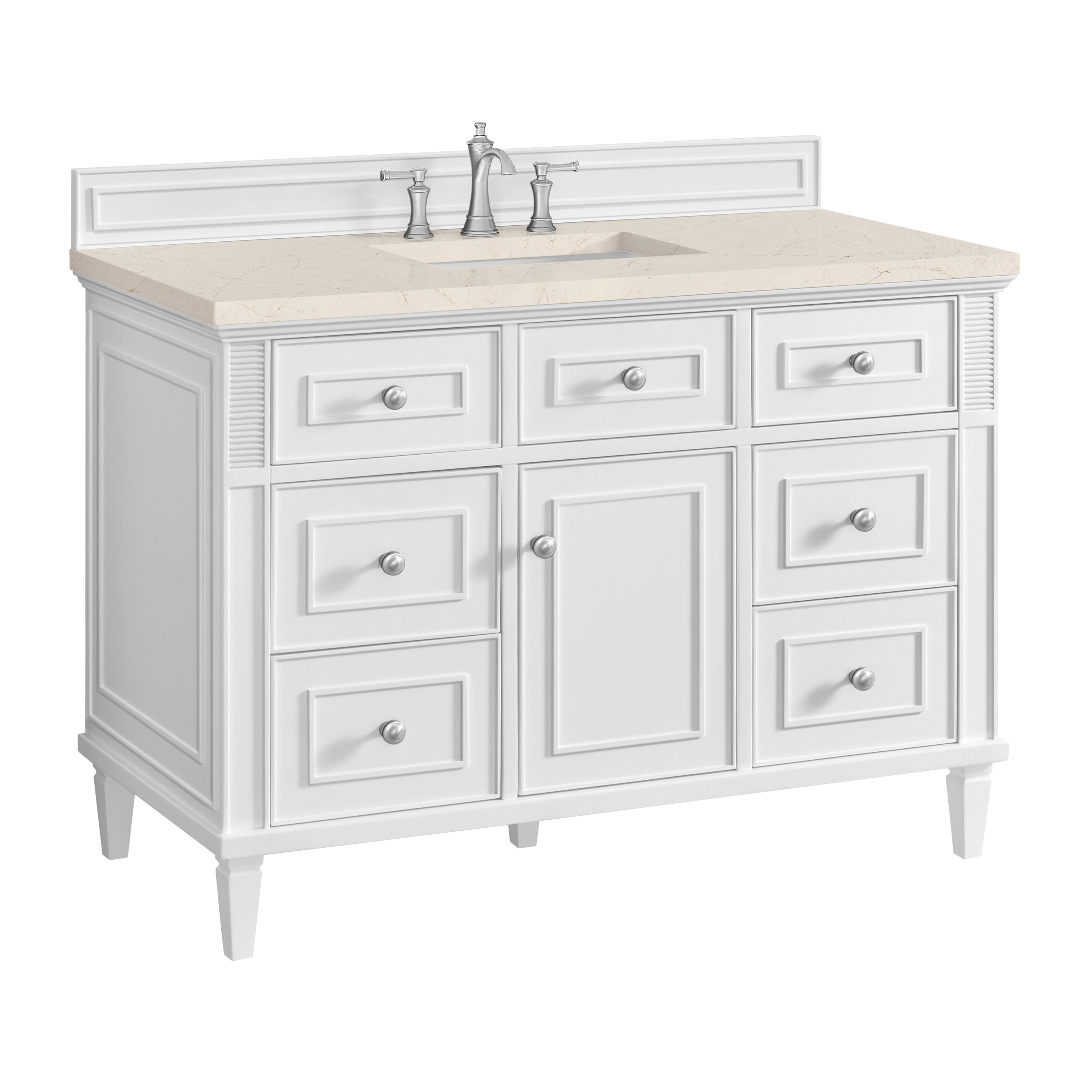James Martin Vanities 424-V48-BW-3EMR Bath-Vanity-Combo - View #5