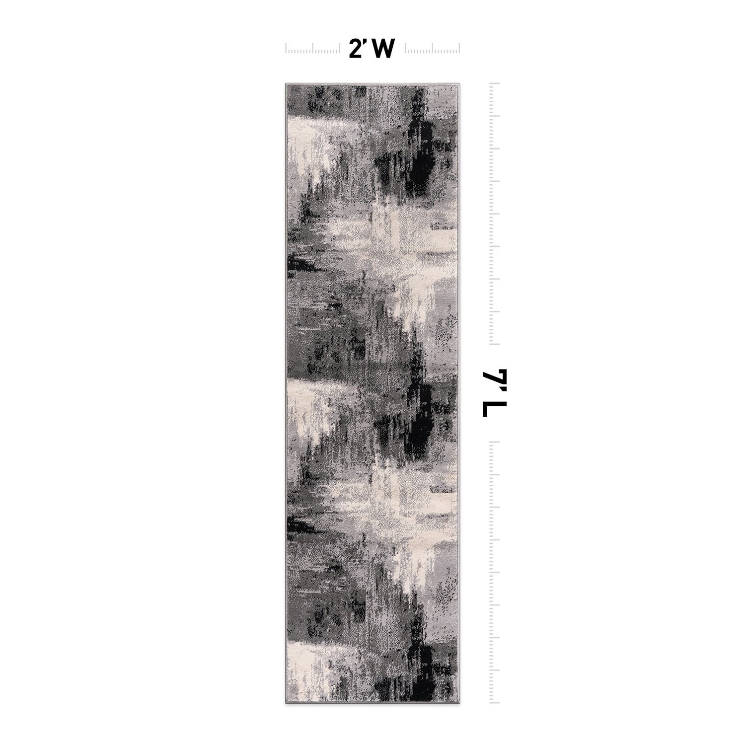 World Rug Gallery 4055BLACK2X7 rugs - View #2