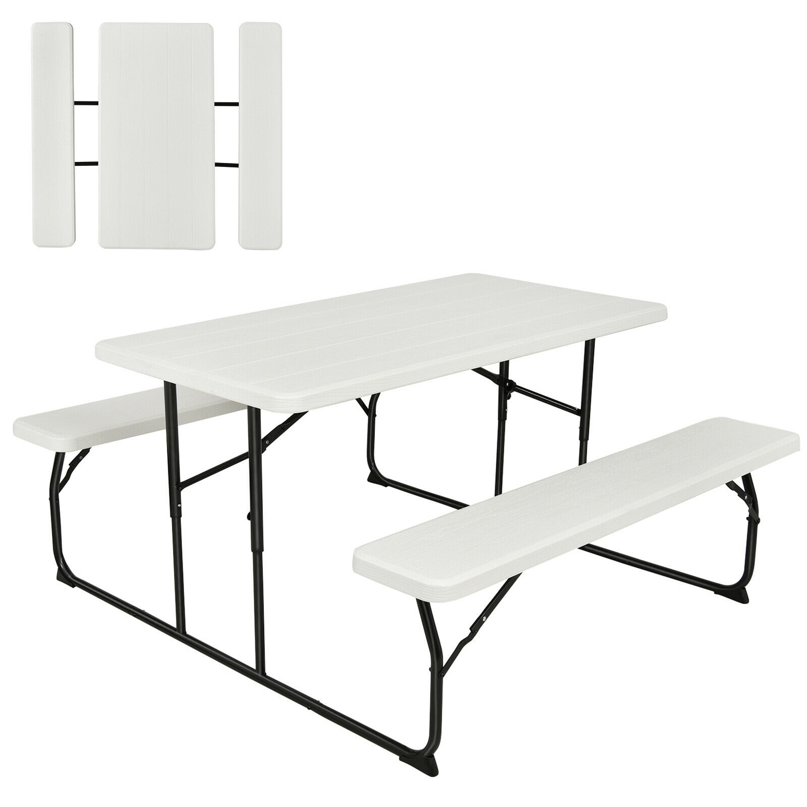 Clihome CWCH-OP70AD672WH Picnic-Tables - View #2