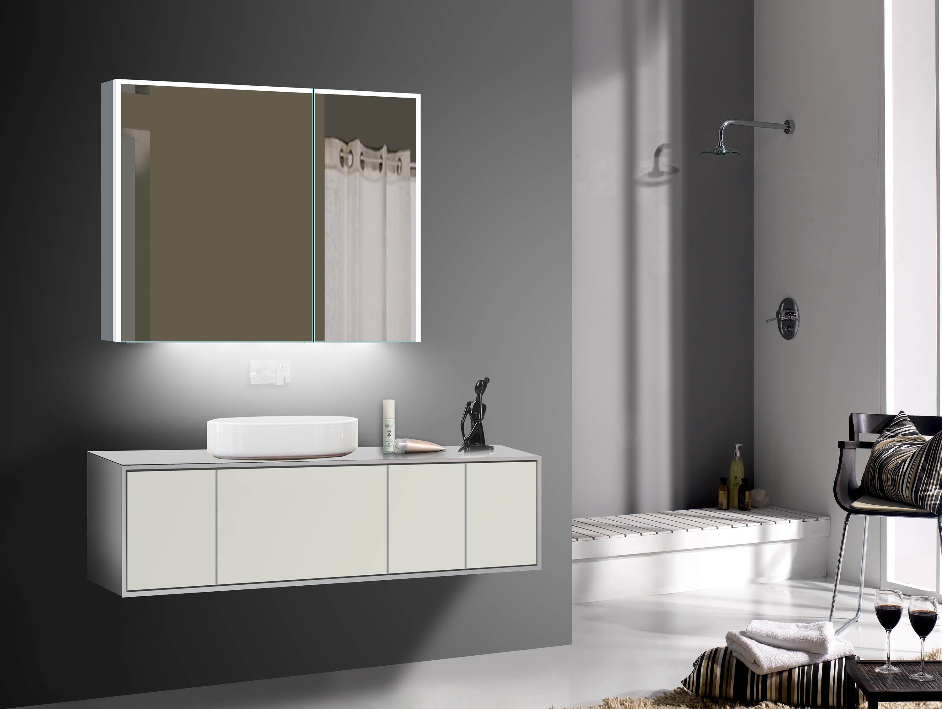 lighted IMPRESSIONS LI5102 Bathroom-Medicine-Cabinets - View #8