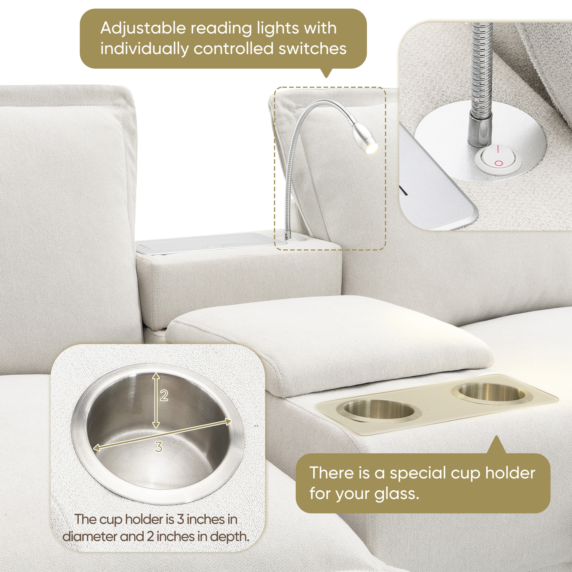 ModernLuxe L-N723S9720A Sofas-Loveseats - View #5