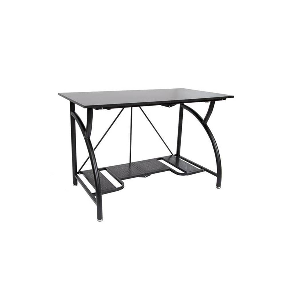  Multi Purpose Folding Wooden Office Computer Furniture Table Desk Black