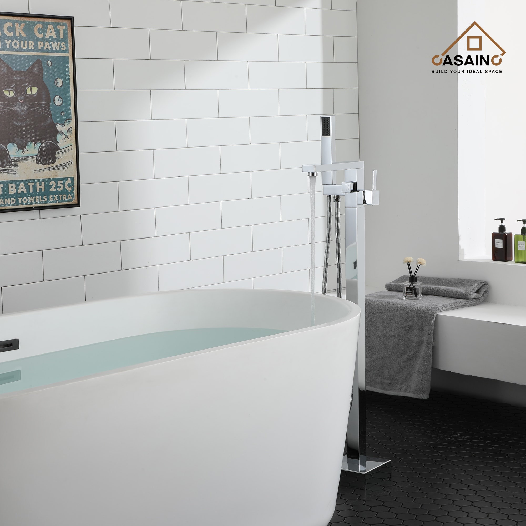 CASAINC TC05-CP Roman-Tub-Faucets - View #8