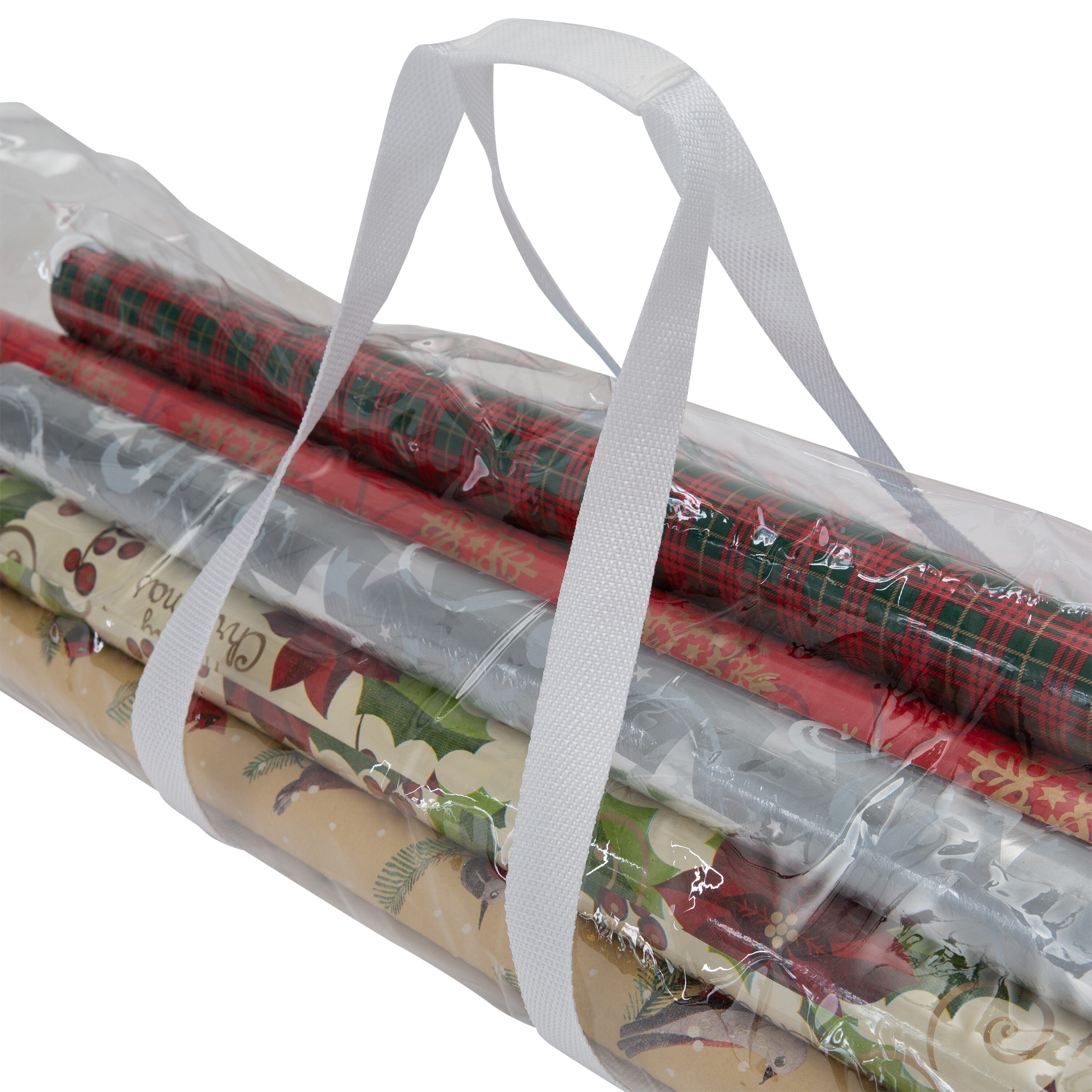 Hastings Home 16-in x 39-in 1-Roll Clear Wrapping Paper Storage