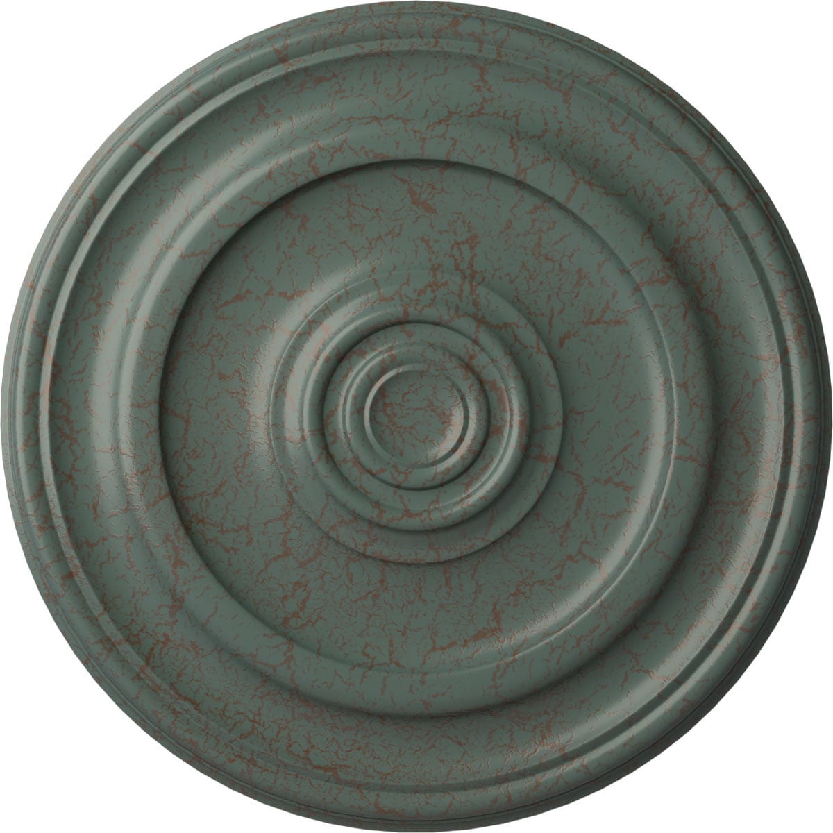 Ekena Millwork CM24KPCBC Kepler Traditional 23.625-in W x 23.625-in L Cloud Burst Crackle Polyurethane Ceiling Medallion