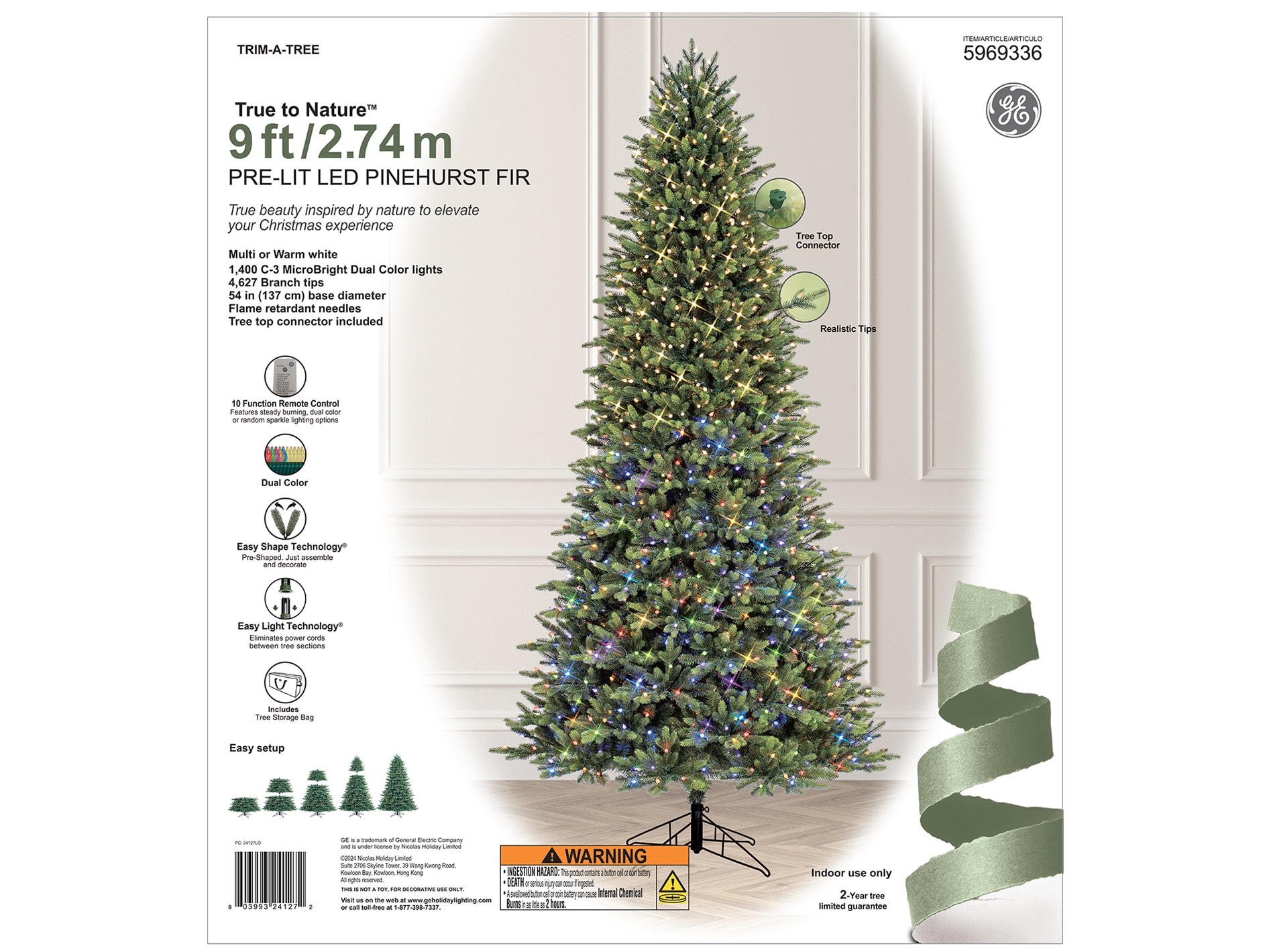 GE 24127LO Artificial-Christmas-Trees - View #9