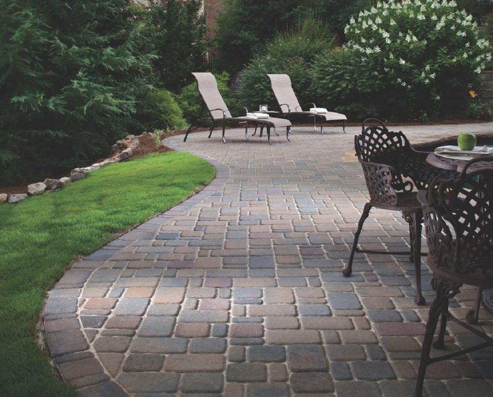 Belgard Cambridge Cobble 6-in L X 6-in W X 2-in H Blend Concrete Patio ...