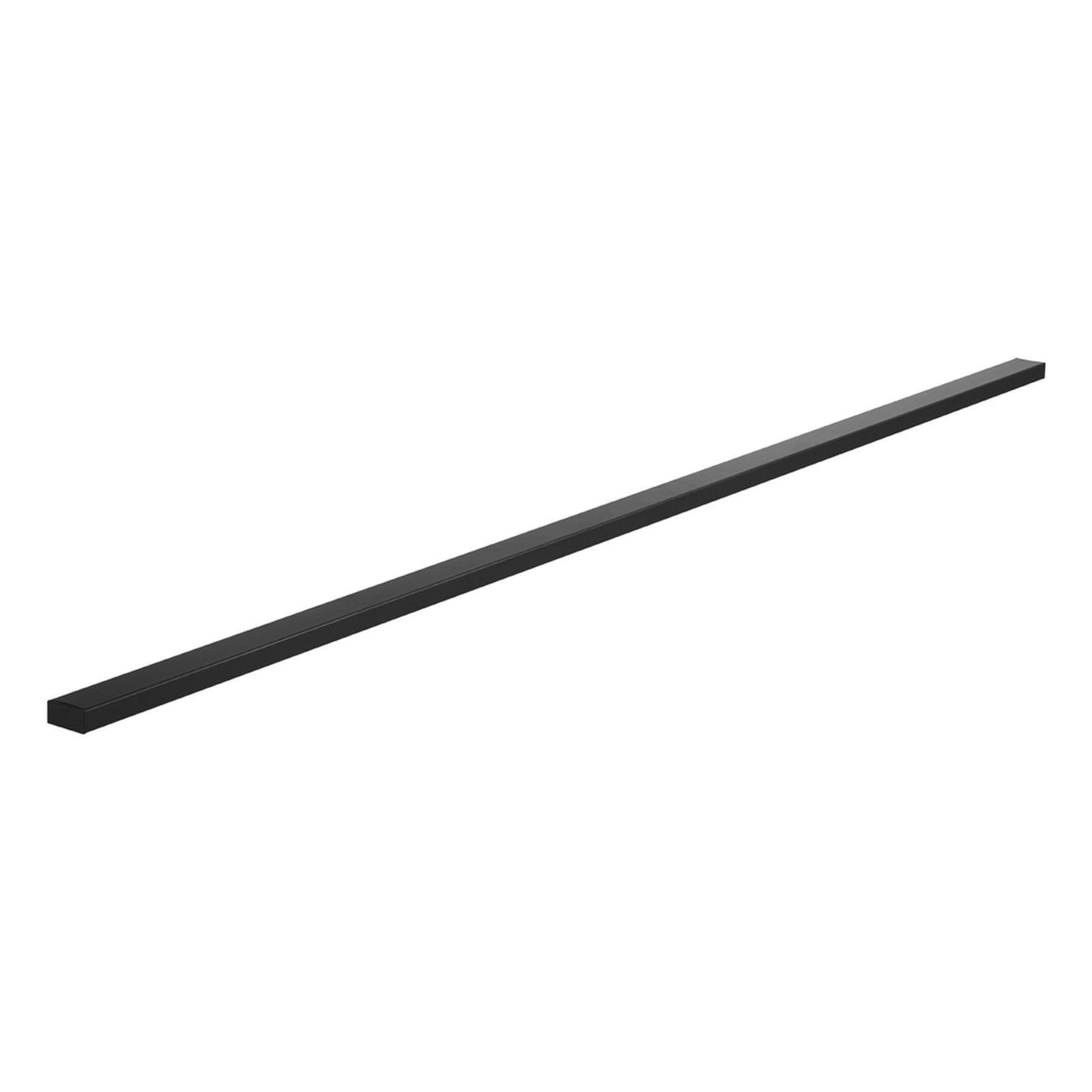 GIVIMO Stainless Steel Handrail 4-Pack 6.5-ft Each Rectangular Stair and Deck Hand Rails 304 Stainless with Matte Black Coating End Caps and Cuttable Length