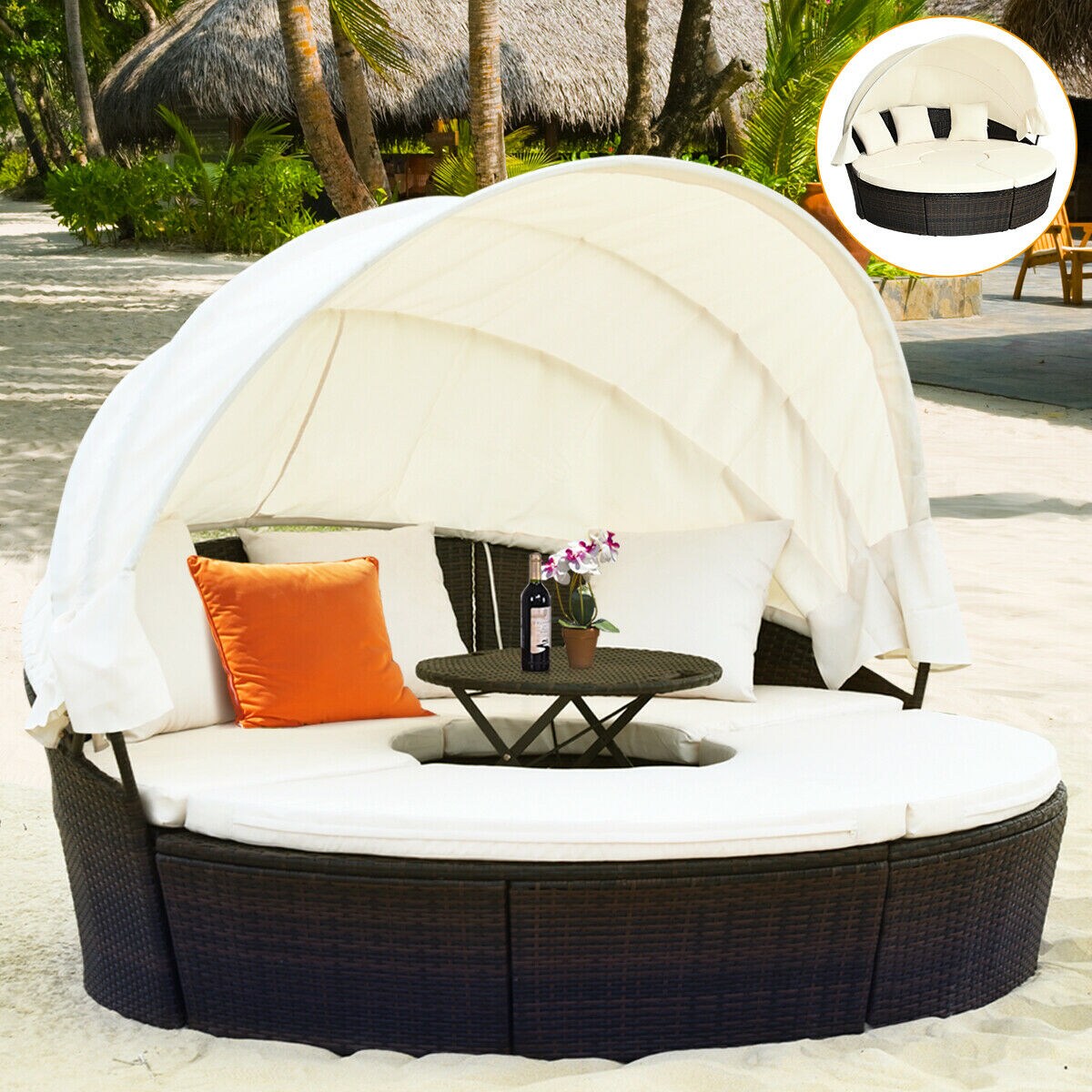 LIVIZA OUG68674BWH-X Patio-Sofas-Daybeds - View #4