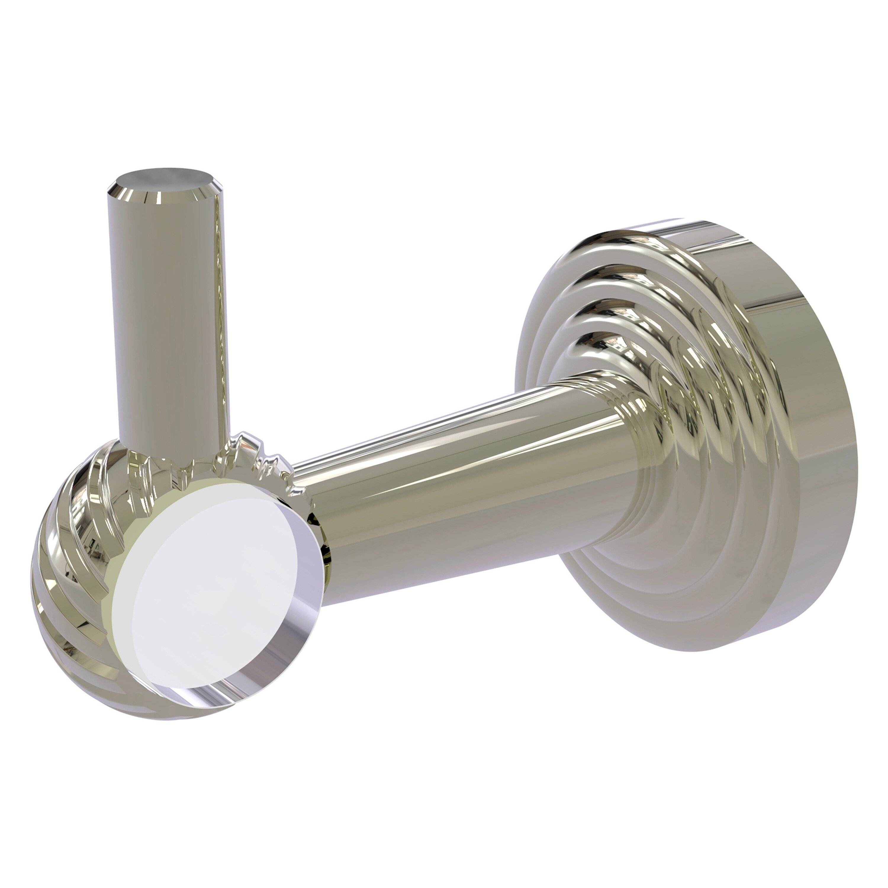 Allied Brass PB-20T-PNI Pacific Beach Polished Nickel Single -Hook Wall mount Towel Hook