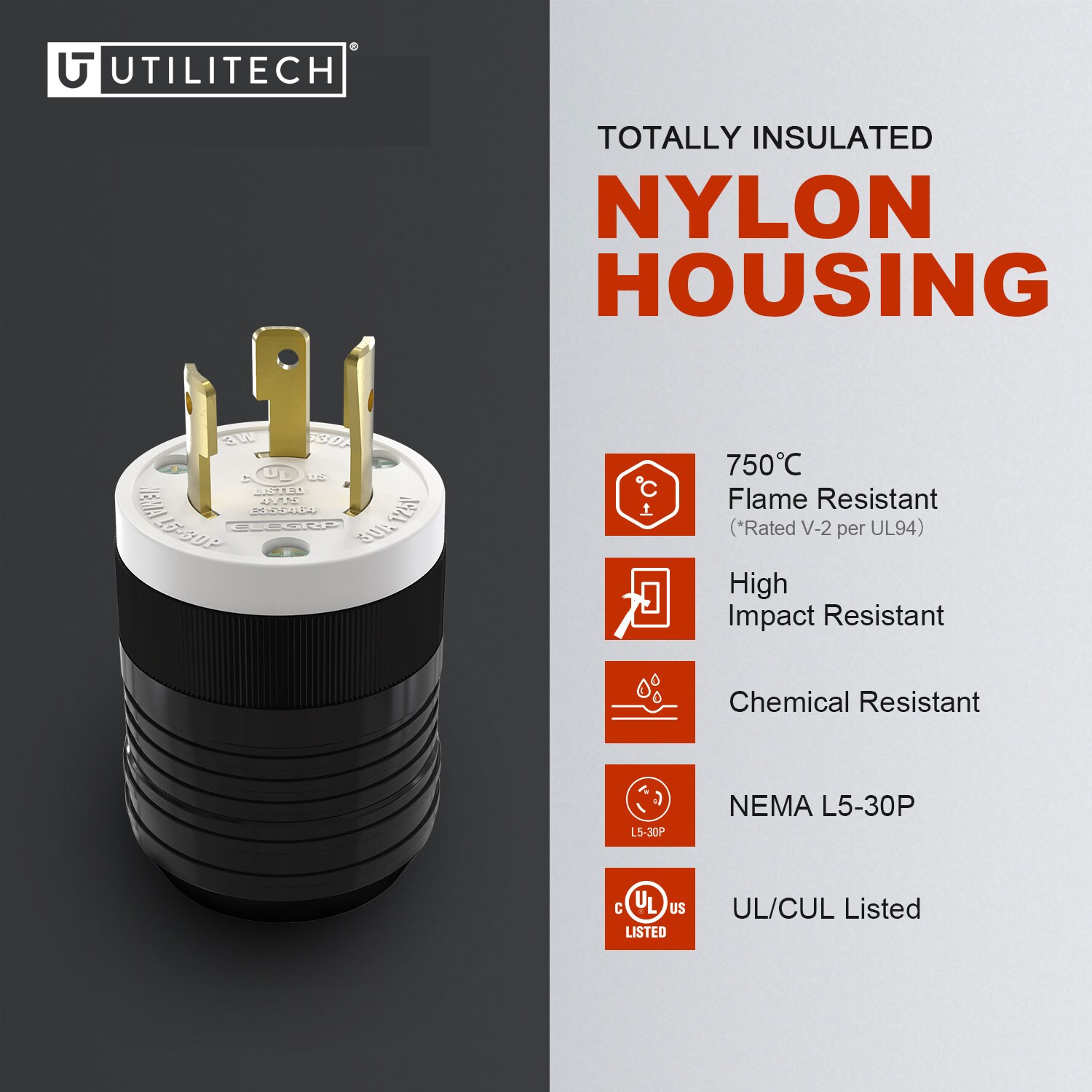Utilitech L0530P Electrical-Plugs-Connectors - View #2