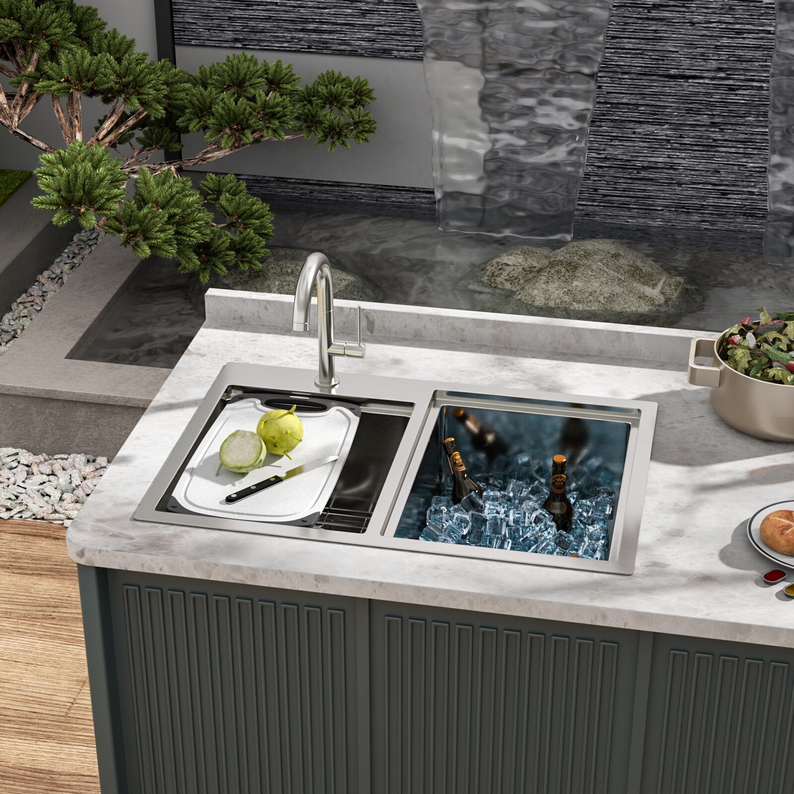Tatayosi RY-3P414746 Kitchen-Sinks - View #2
