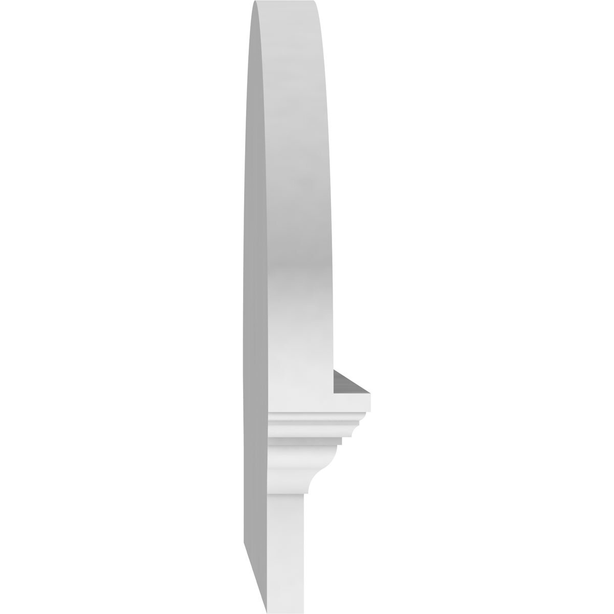 Ekena Millwork PEDPC042X175ELL01 Exterior-Window-Trim - View #4