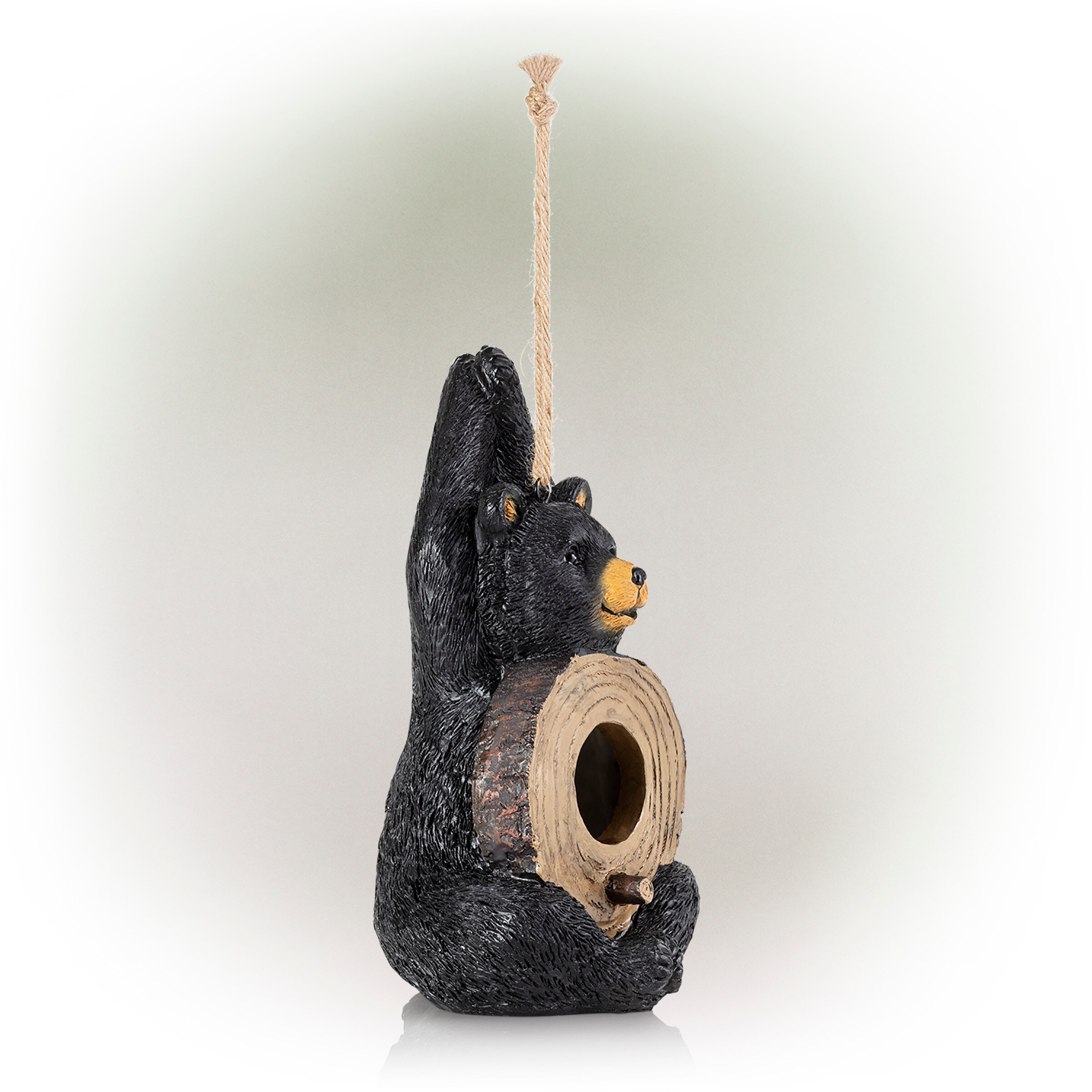 Alpine Corporation ZEN746 10-Inches H Multicolor Resin Variety Aviary Bird House