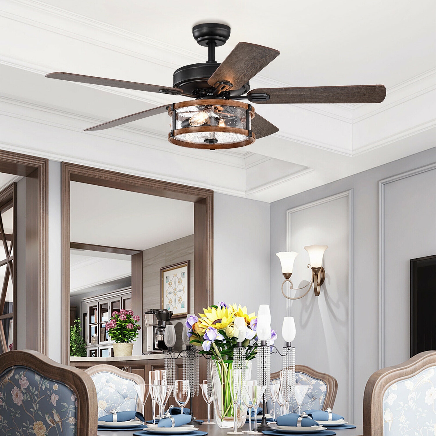 WELLFOR CHY-CF965USBK Ceiling-Fans - View #5
