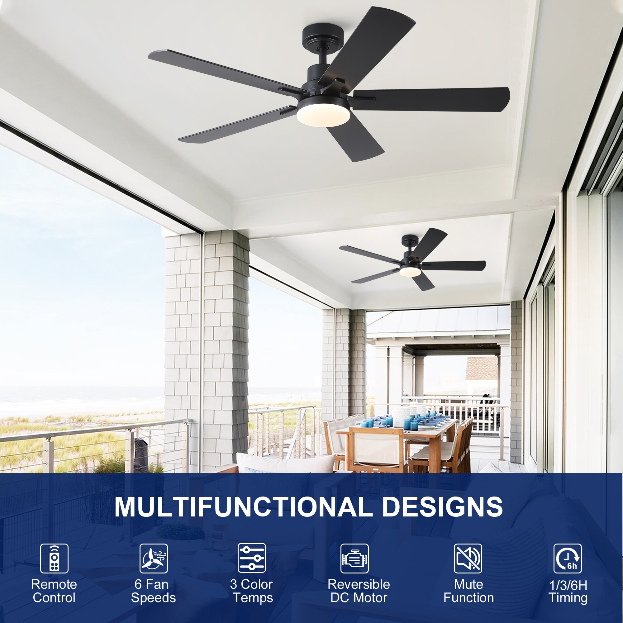 Sevenine 52LS3P1170ABK Ceiling-Fans - View #14