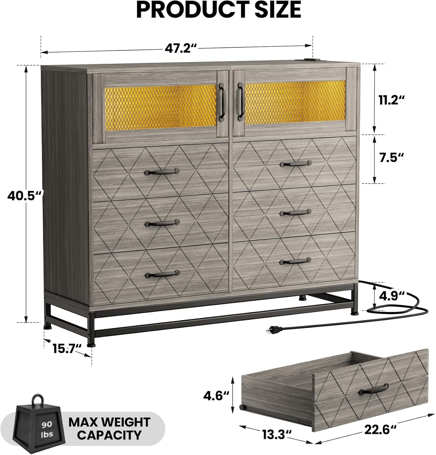 WhizMax LDYLSPHO-151RZ4SQ dressers - View #6