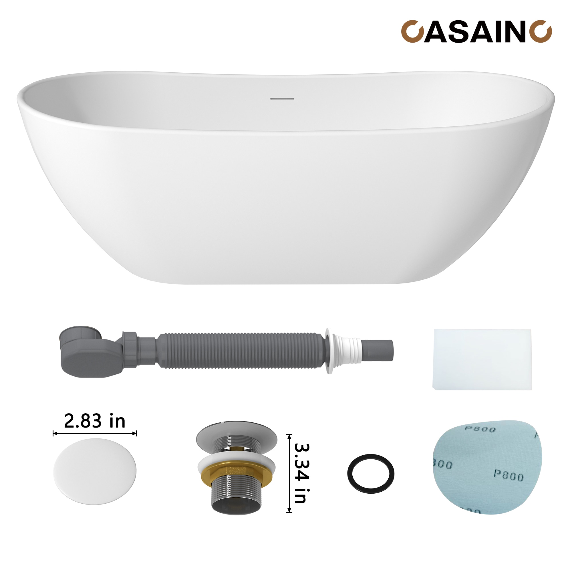 CASAINC CA06005S71MW bathtubs - View #12