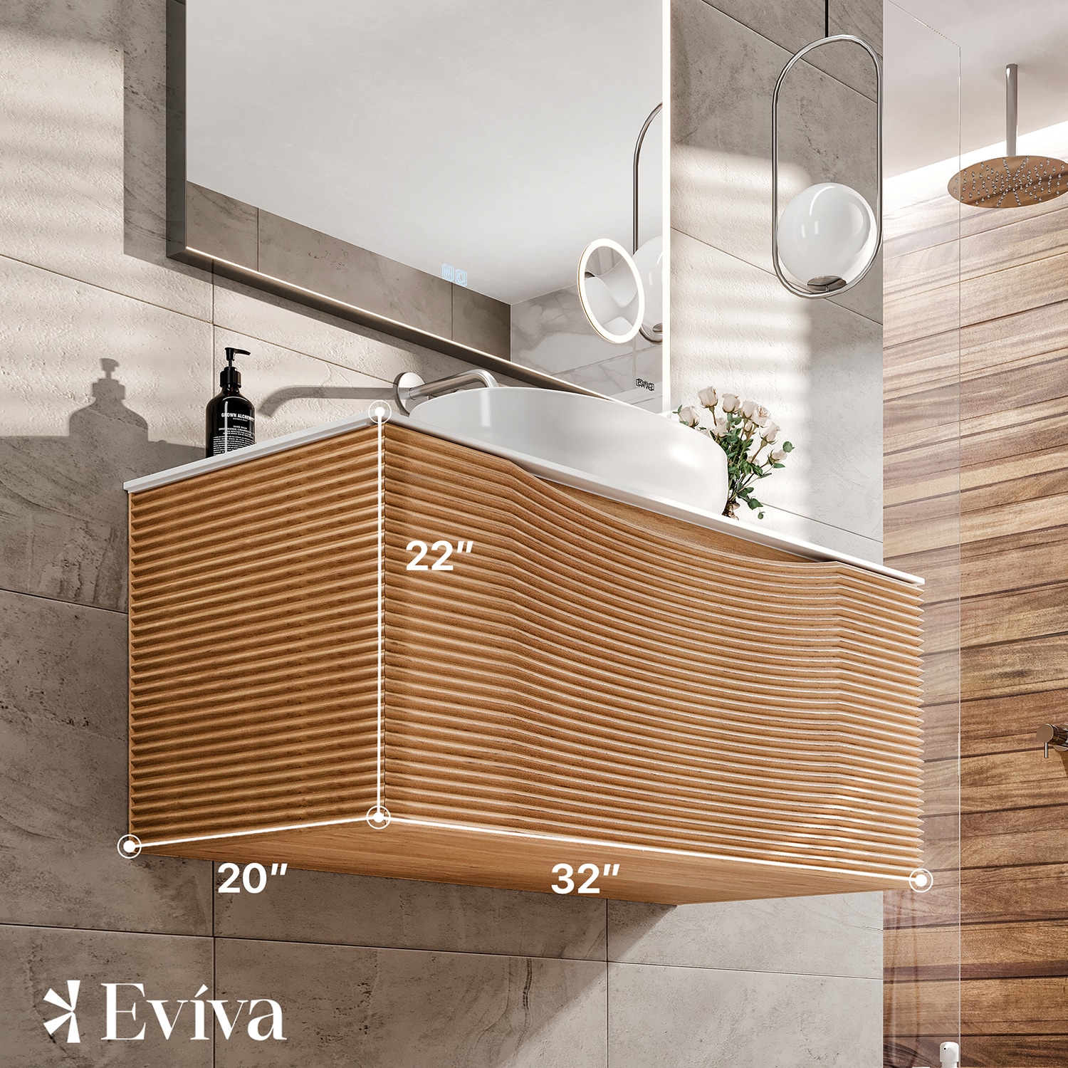 Eviva EVVN115-32MOK-W Bath-Vanity-Combo - View #2