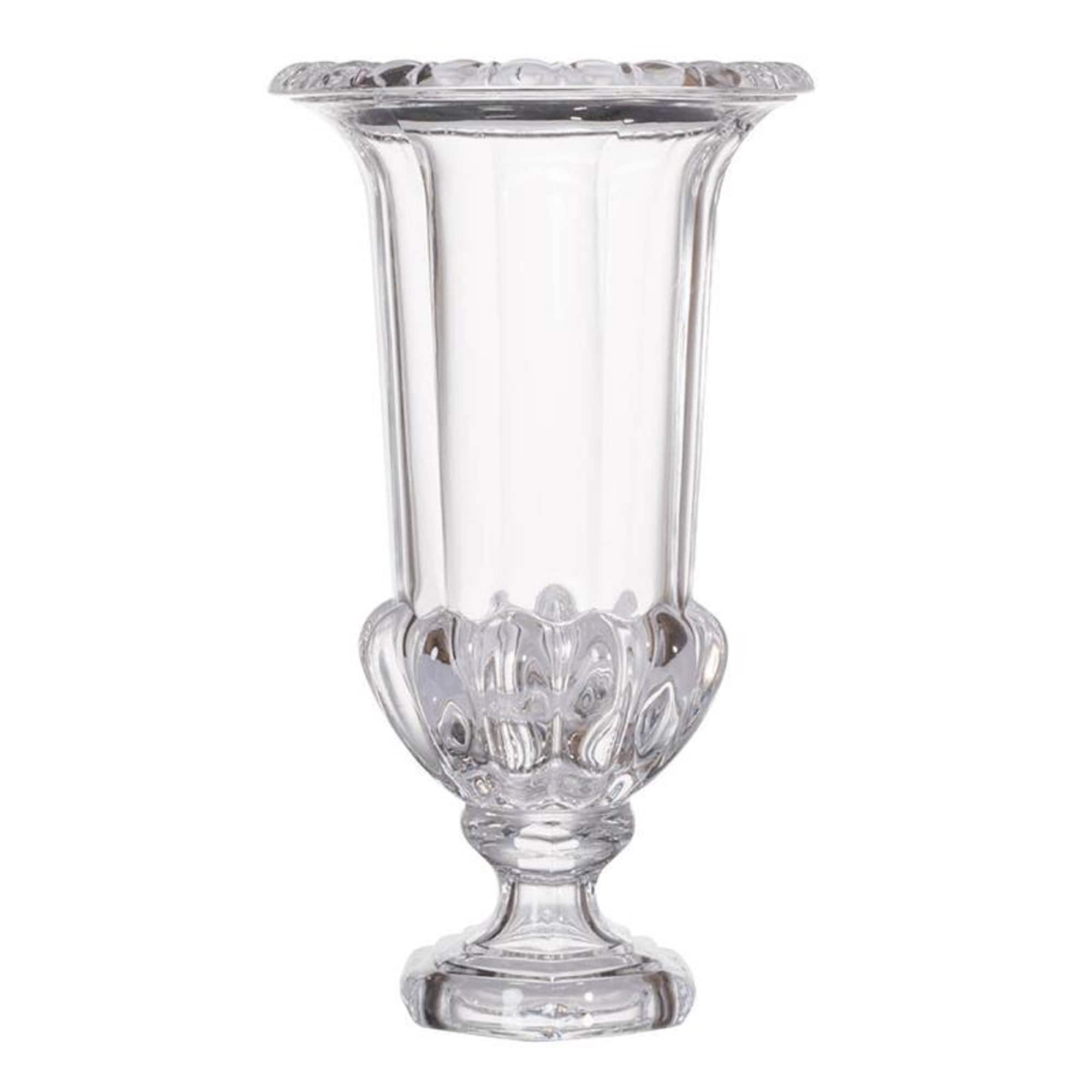 A&B Home 76655 Clear Glass Modern Vase
