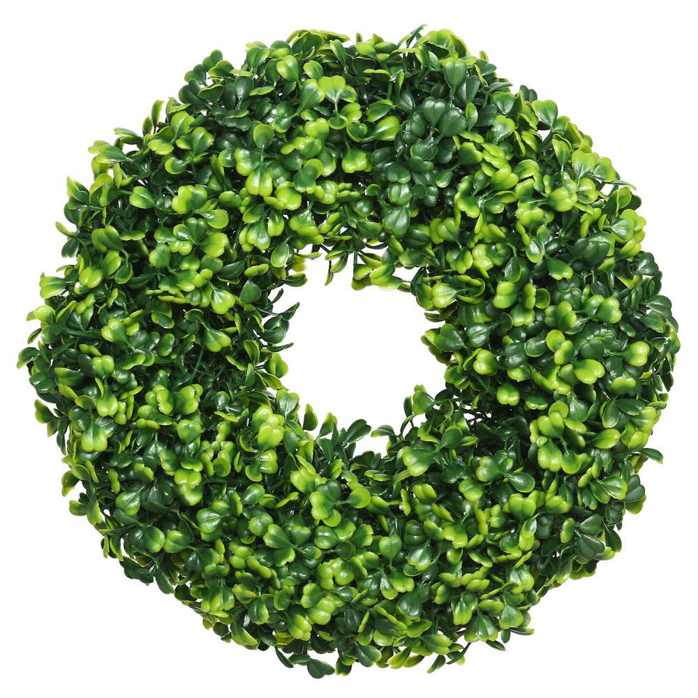 Vickerman FI170501 10-in Green Indoor Wreath Artificial Wreath