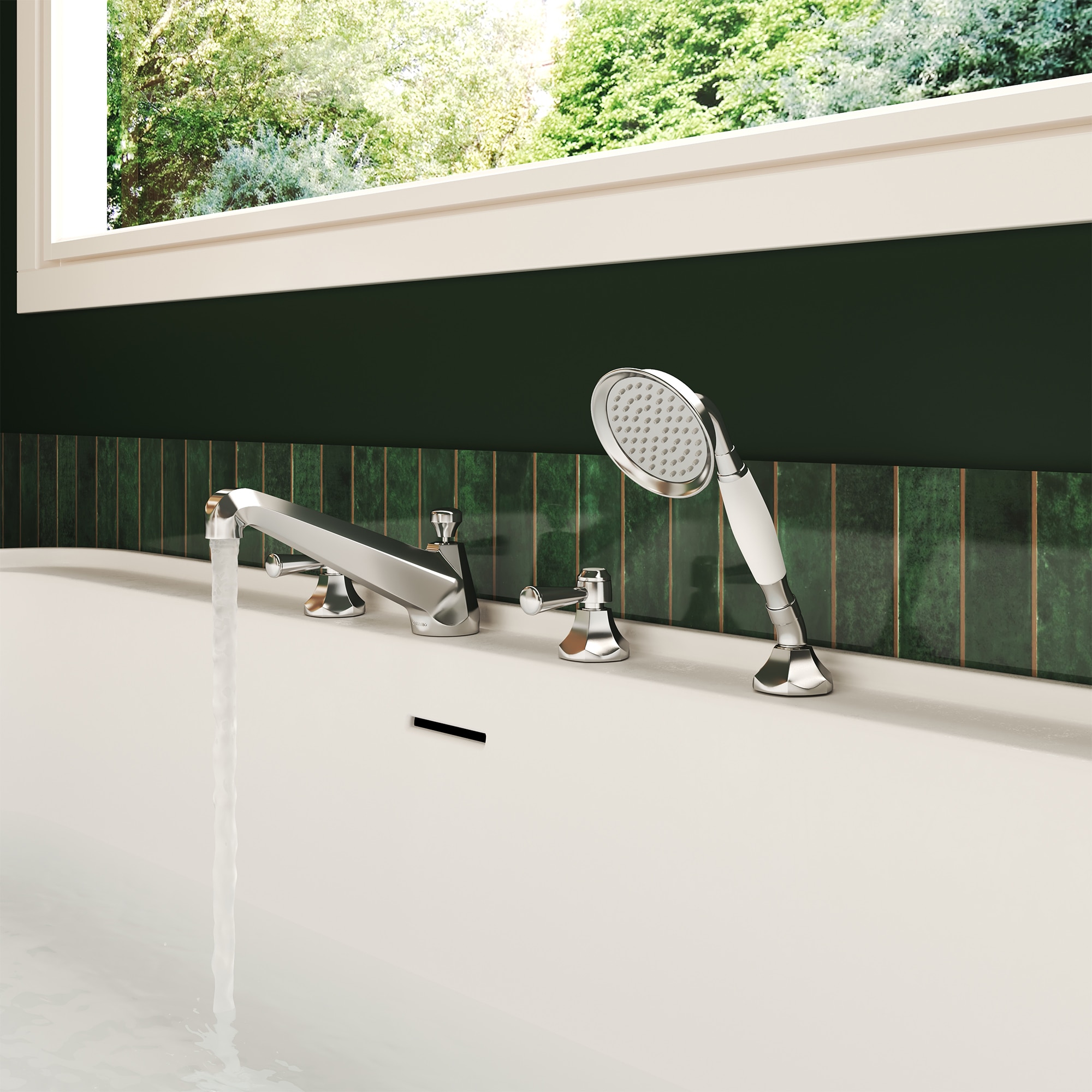 CASAINC BR02003DMPN Roman-Tub-Faucets - View #2