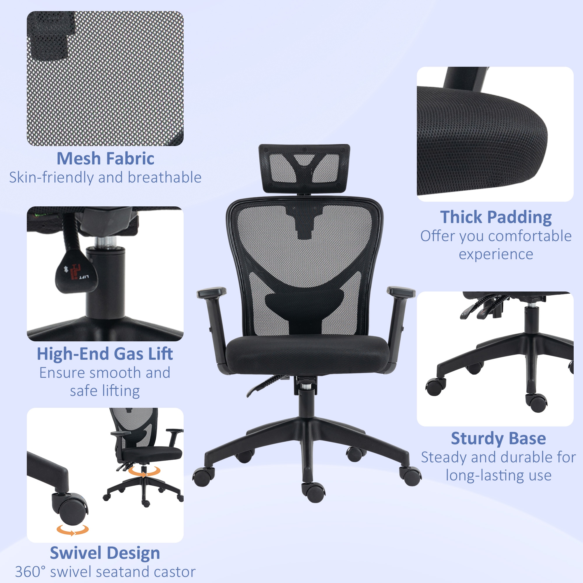 Sumyeg BHF-737BL Office-Chairs - View #6