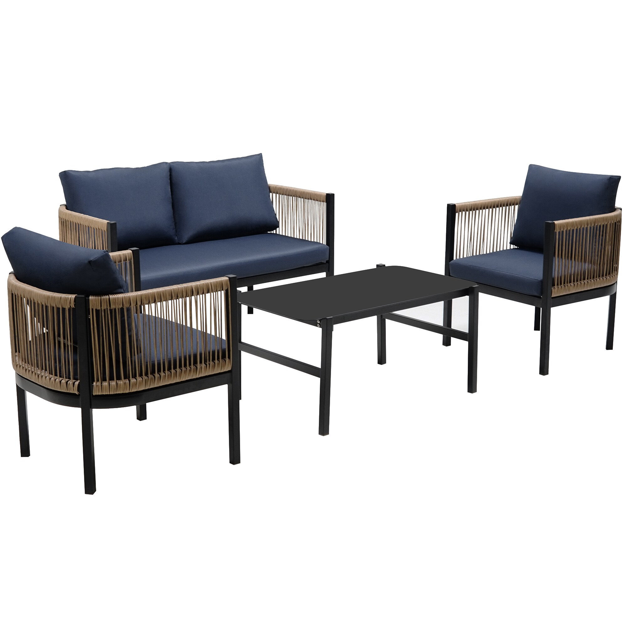 SINOFURN SYA330129BG Patio-Conversation-Sets - View #4
