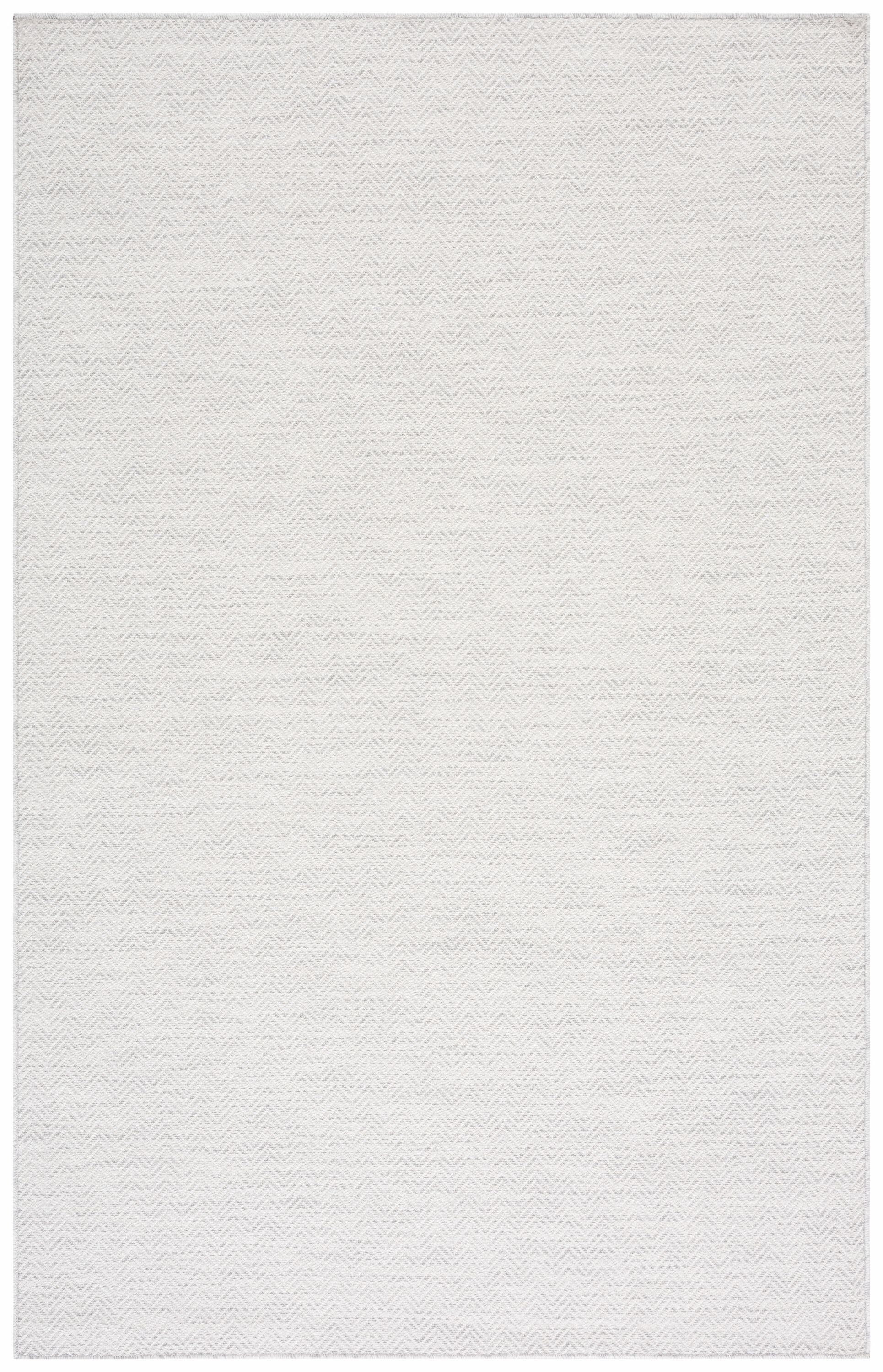Ivory and Multi 5'1" x 7'6" Synthetic Indoor/Outdoor Area Rug