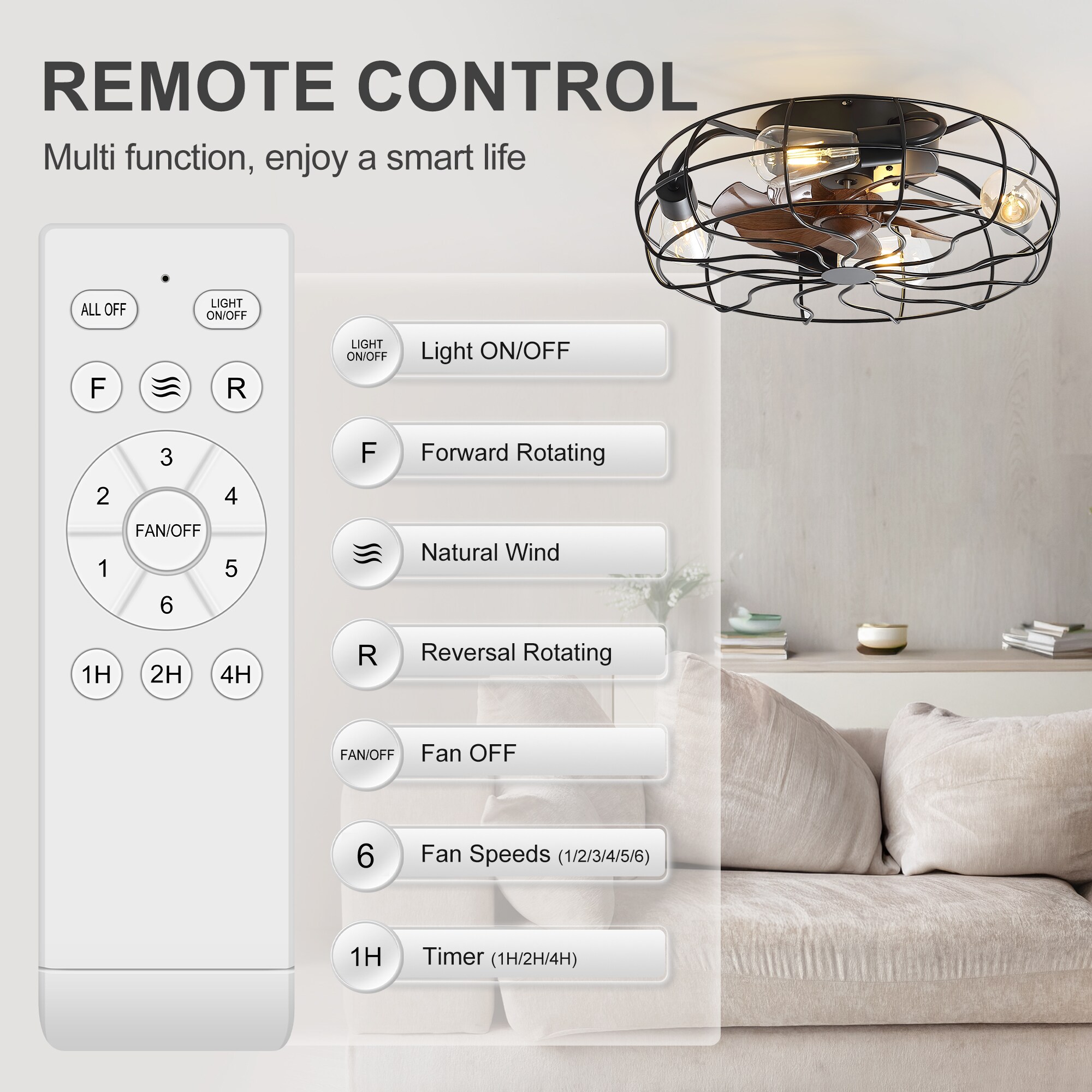 Breezary 33005-WG Ceiling-Fans - View #7