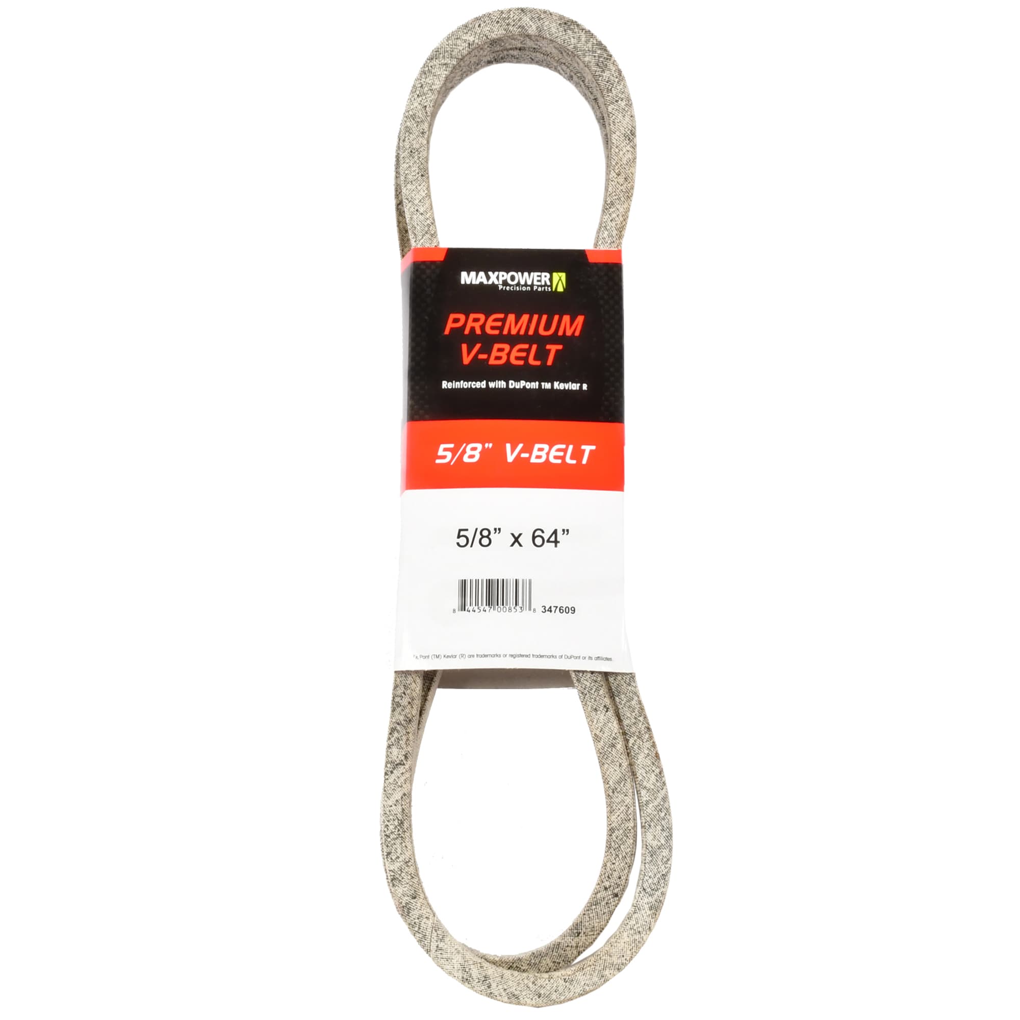 MaxPower 347609 5/8-in x 64-in V-belt, Riding Mower/Tractors, Replaces OEM Part Number Universal