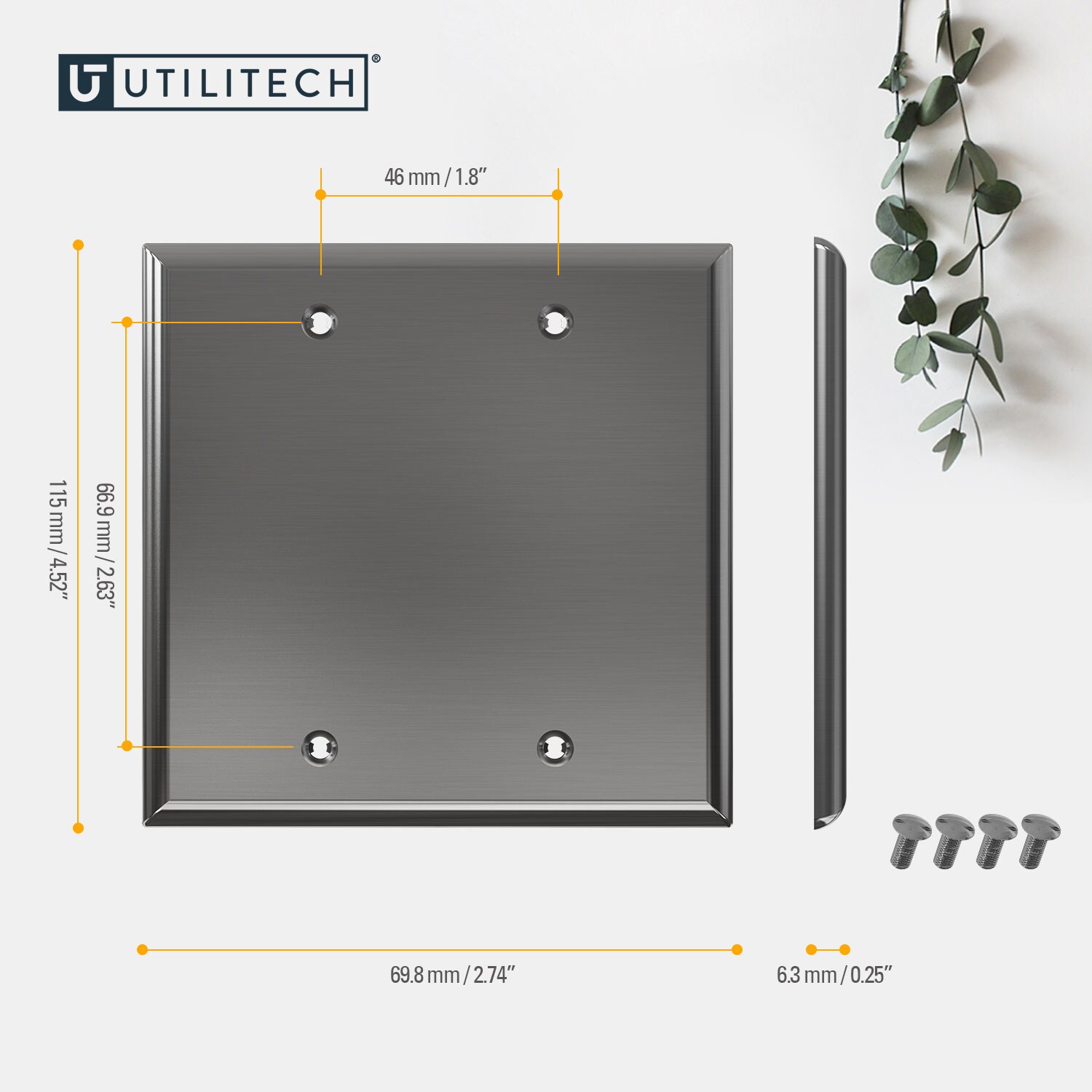 Utilitech 42SBS Electrical-Wall-Plates - View #3