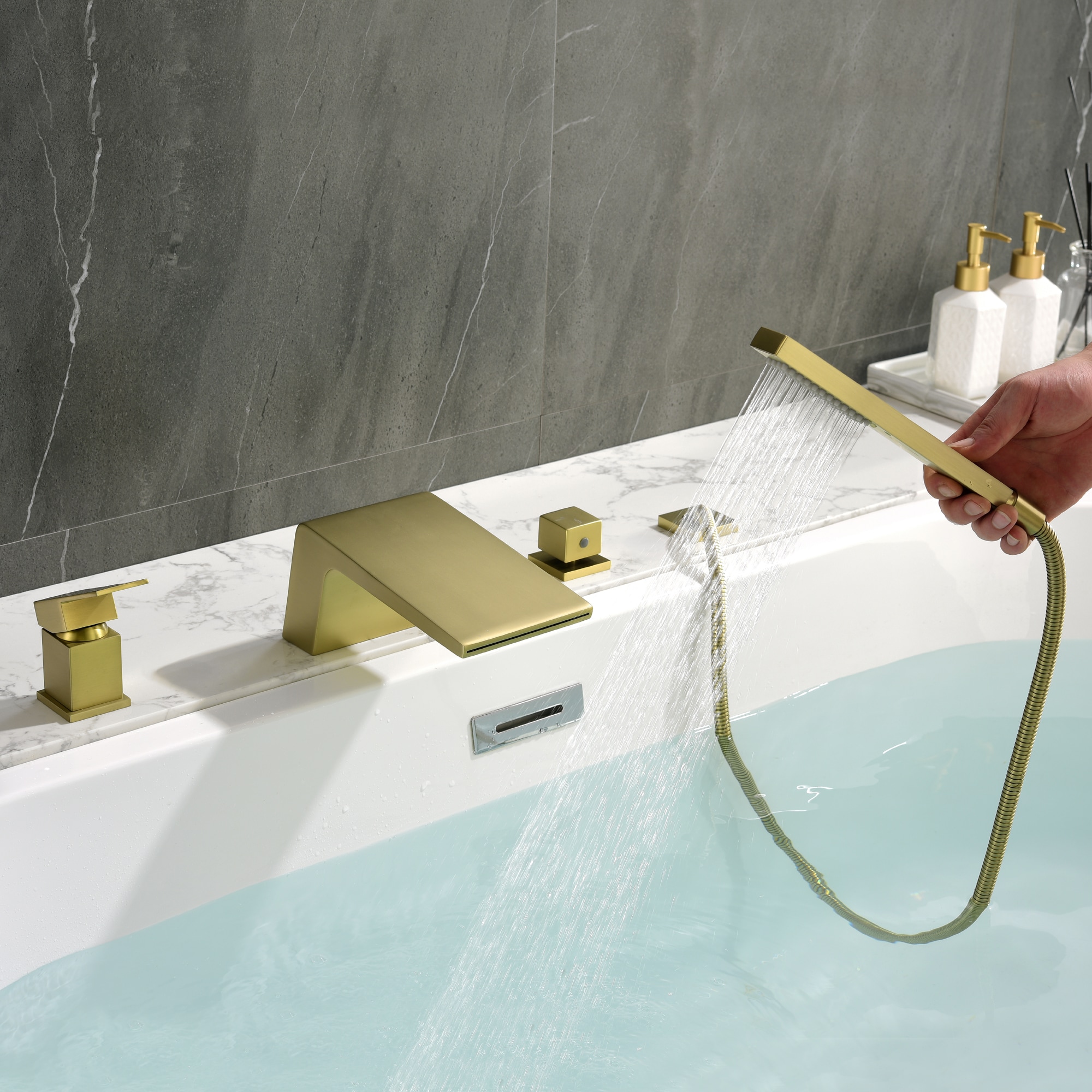 Clihome CSMD-BF17-24BG Roman-Tub-Faucets - View #4