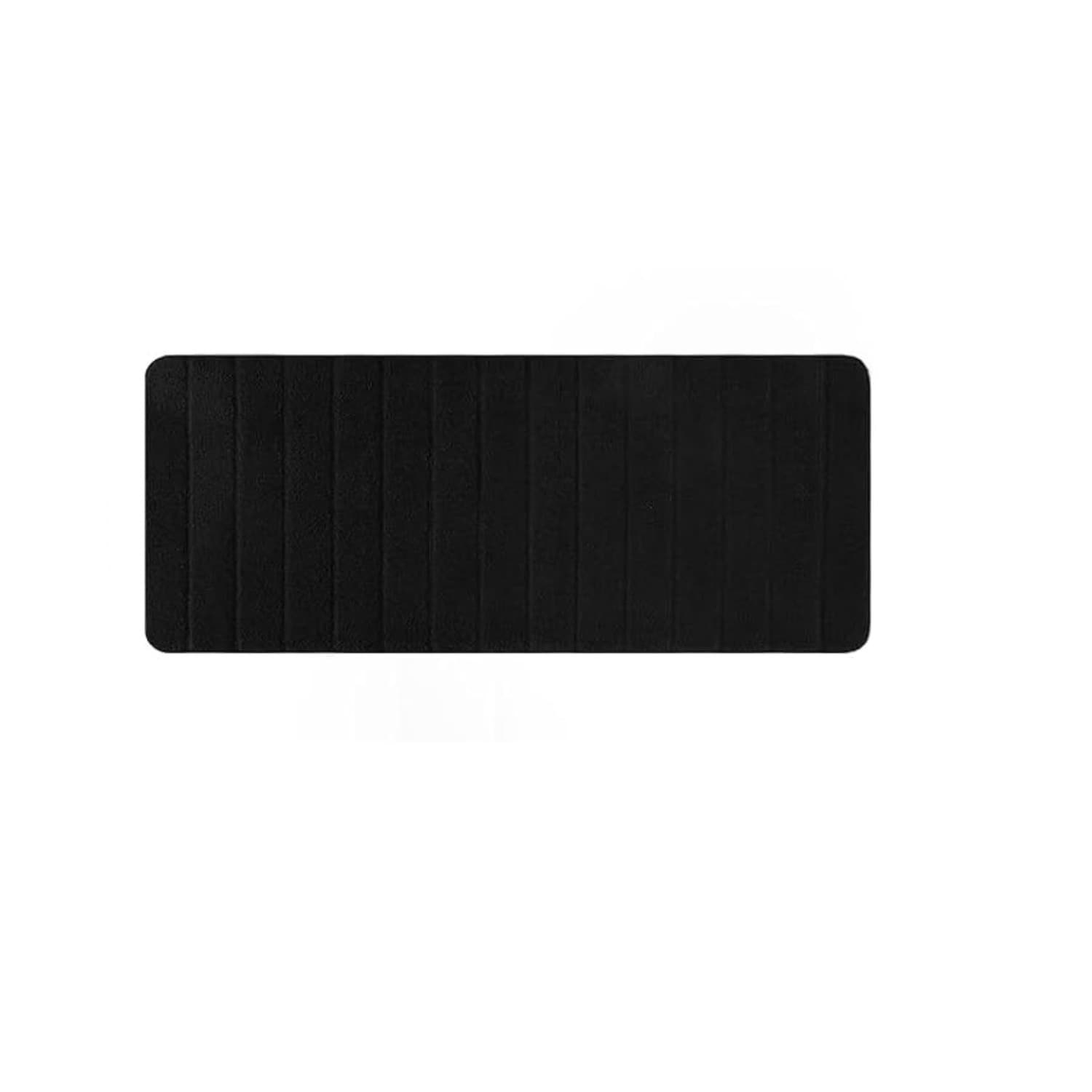 Sggvecsy Luxury Microfiber Bathroom Runner Rugs NonSlip Absorbent Striped Bath Mat