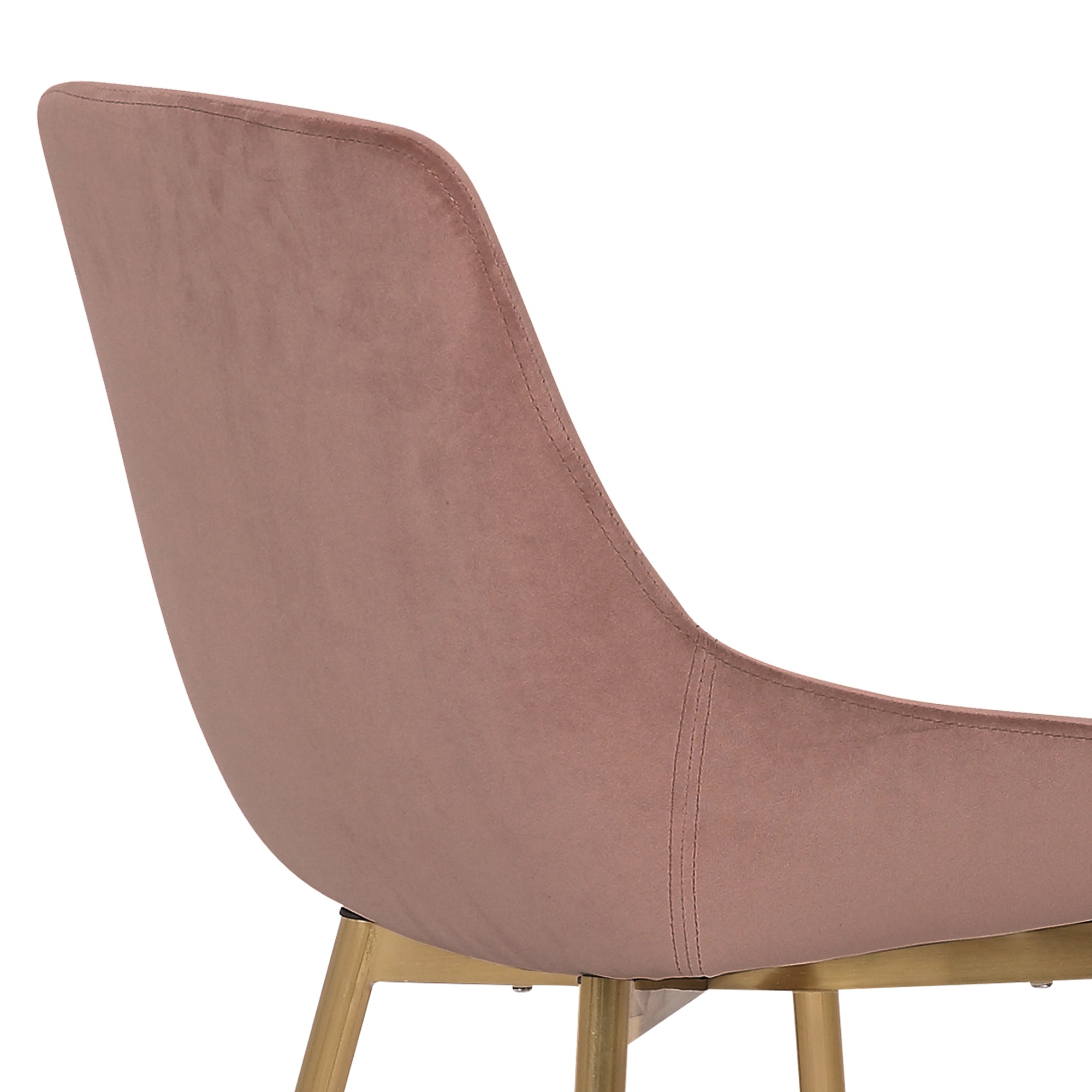 Armen Living LCHESIGLDPNK Dining-Chairs - View #9