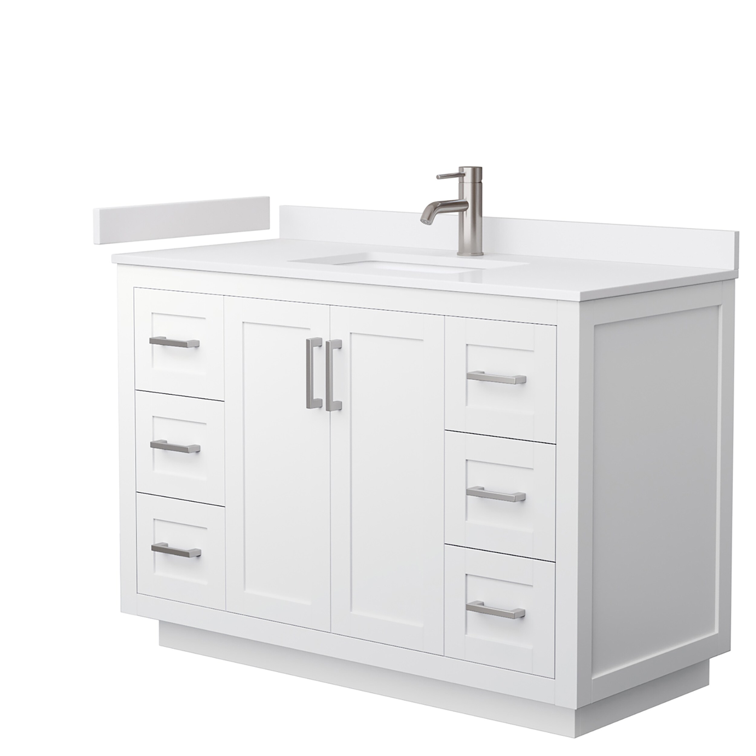 Wyndham Collection WCF292948SWHWCUNSMXX Bath-Vanity-Combo - View #2